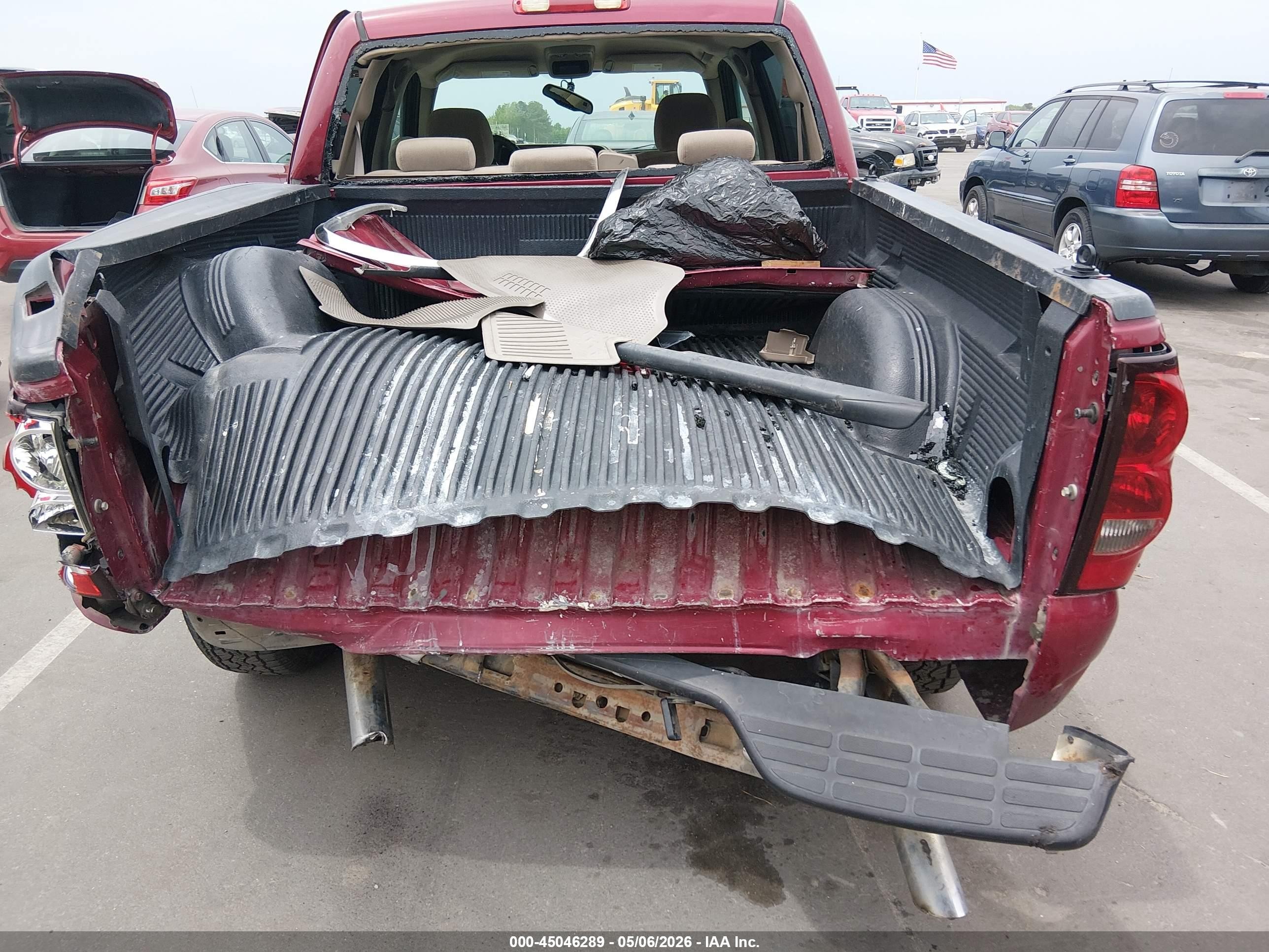 2006 Chevrolet Silverado 1500 Ls Burgundy vin: 2GCEC13VX61208359