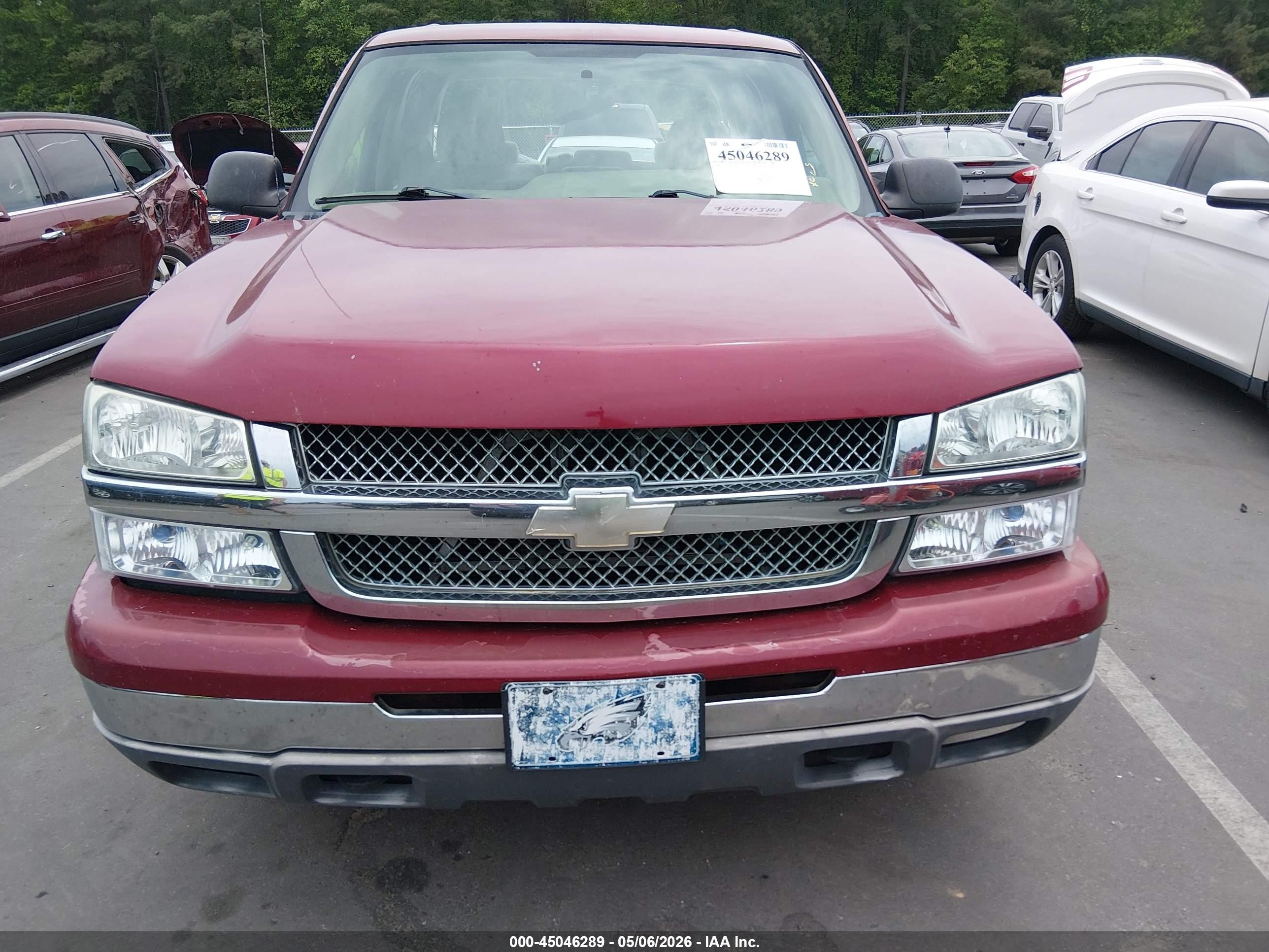 2006 Chevrolet Silverado 1500 Ls Burgundy vin: 2GCEC13VX61208359