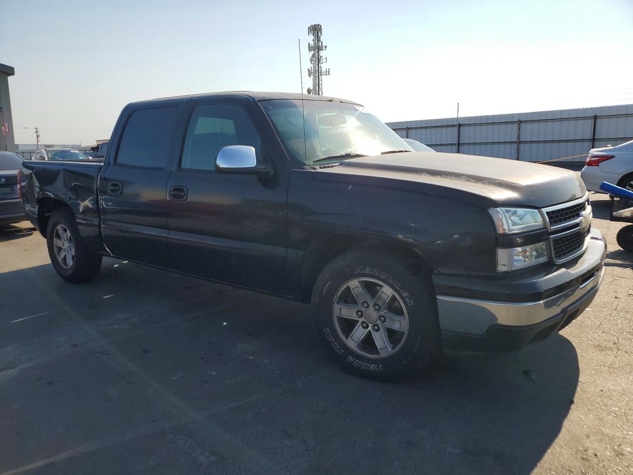 2006 Chevrolet Silverado C1500 Black vin: 2GCEC13VX61237442