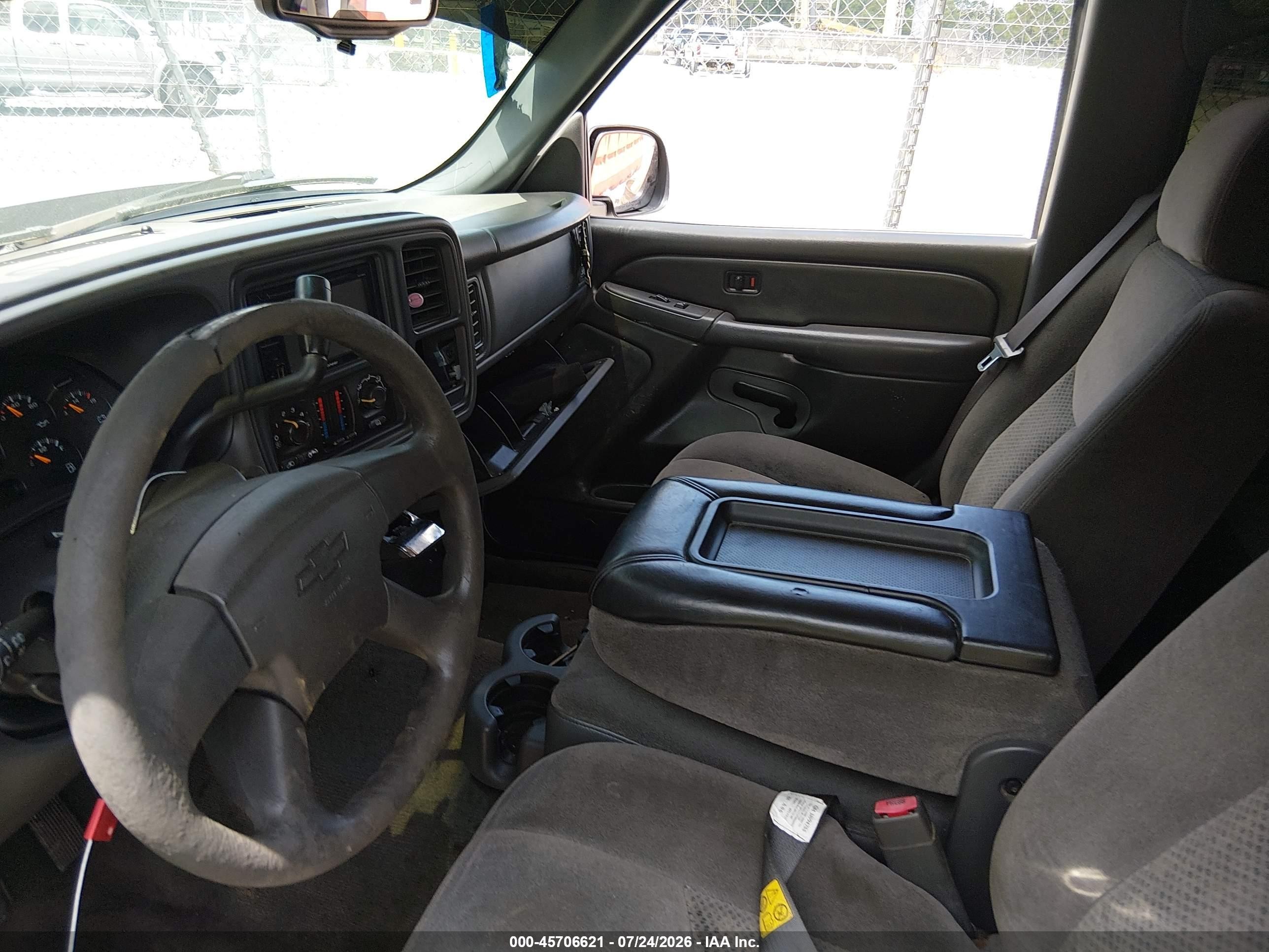 2007 Chevrolet Silverado 1500 Classic Ls Серый vin: 2GCEC13VX71159682