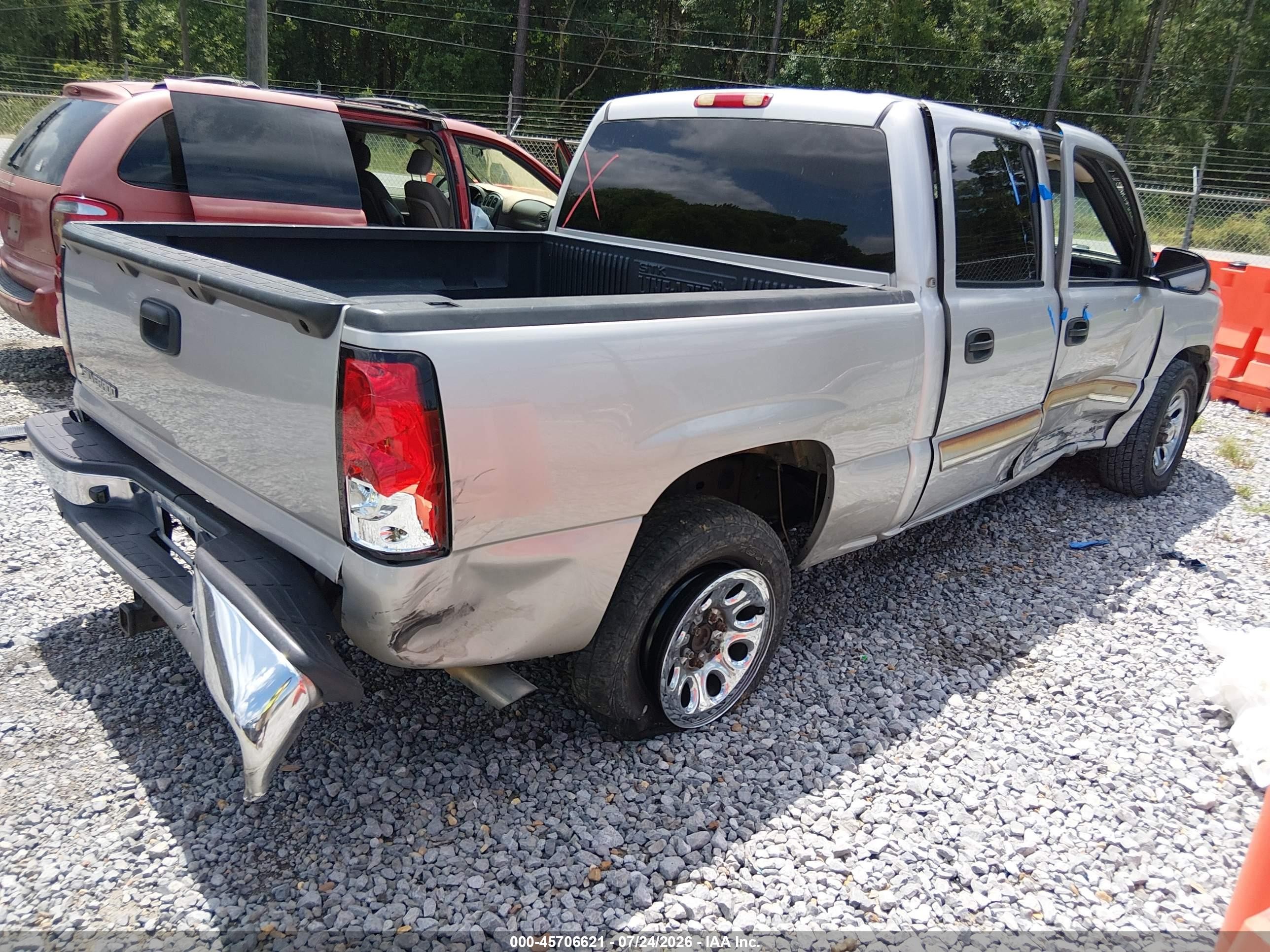 2007 Chevrolet Silverado 1500 Classic Ls Серый vin: 2GCEC13VX71159682