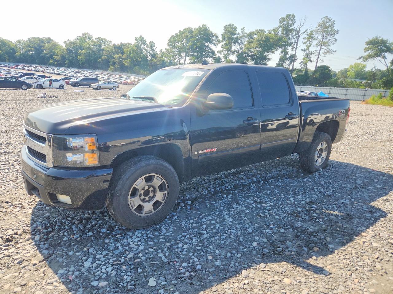 2007 Chevrolet Silverado C1500 Crew Cab Black vin: 2GCEC13YX71534464