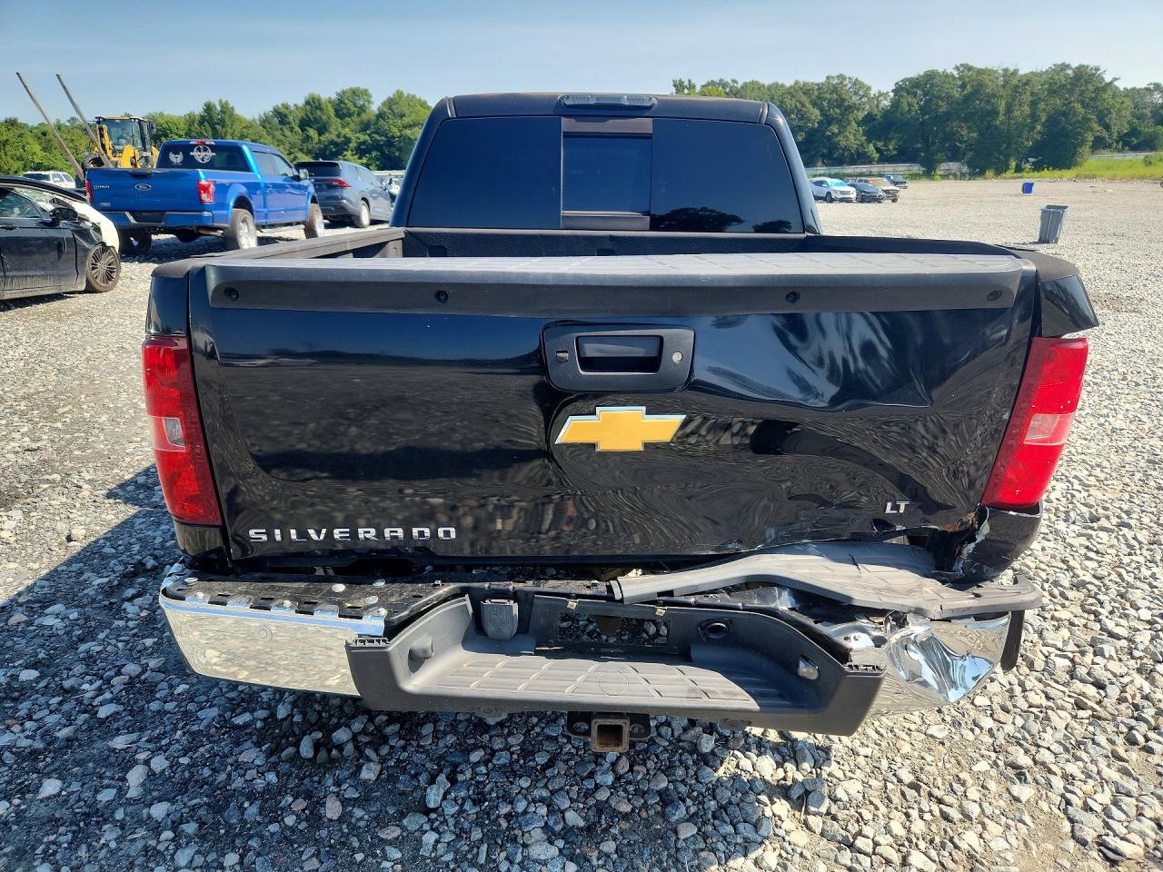 2007 Chevrolet Silverado C1500 Crew Cab Black vin: 2GCEC13YX71534464