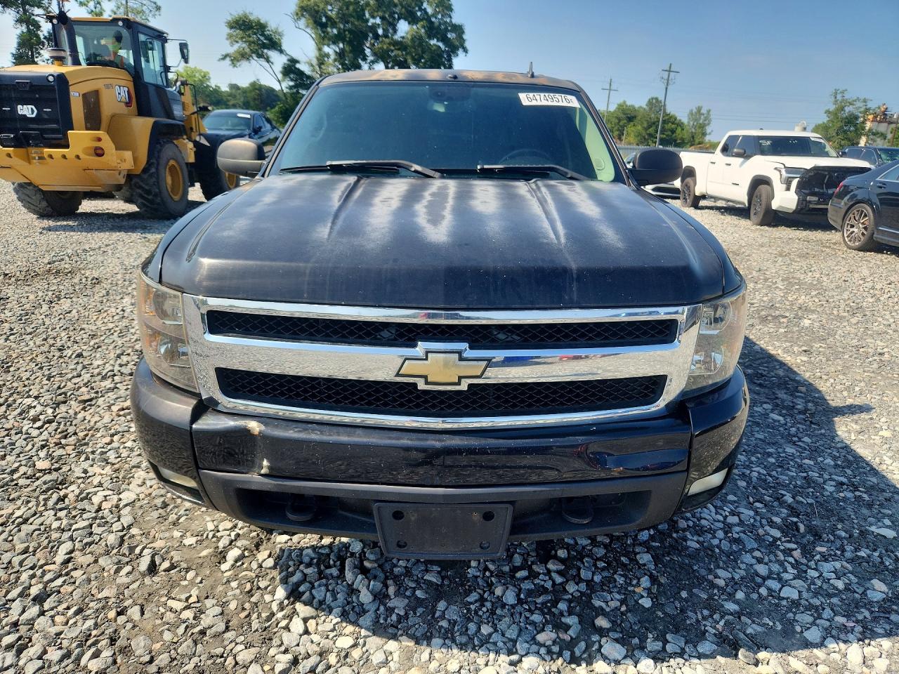 2007 Chevrolet Silverado C1500 Crew Cab Black vin: 2GCEC13YX71534464