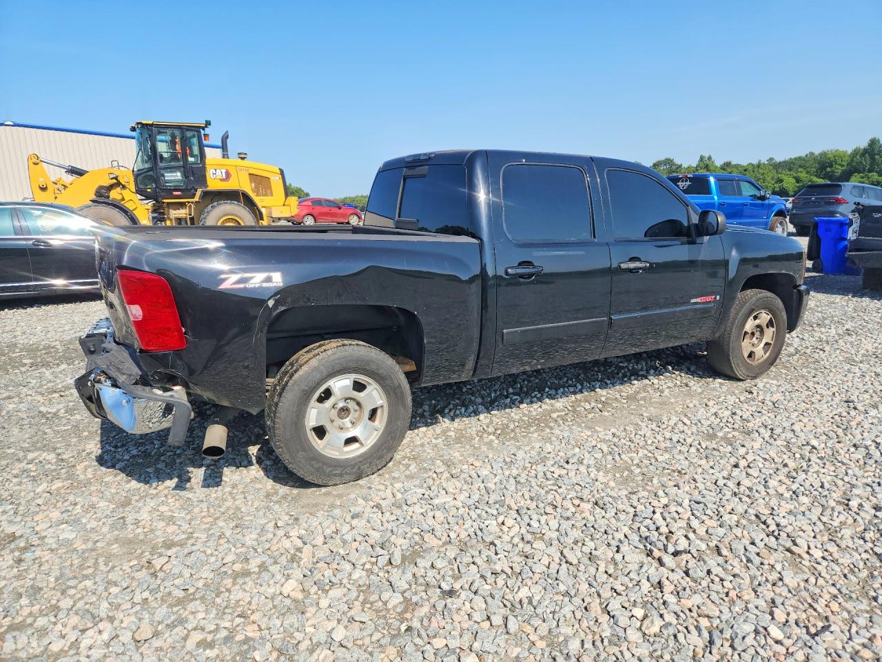 2007 Chevrolet Silverado C1500 Crew Cab Black vin: 2GCEC13YX71534464