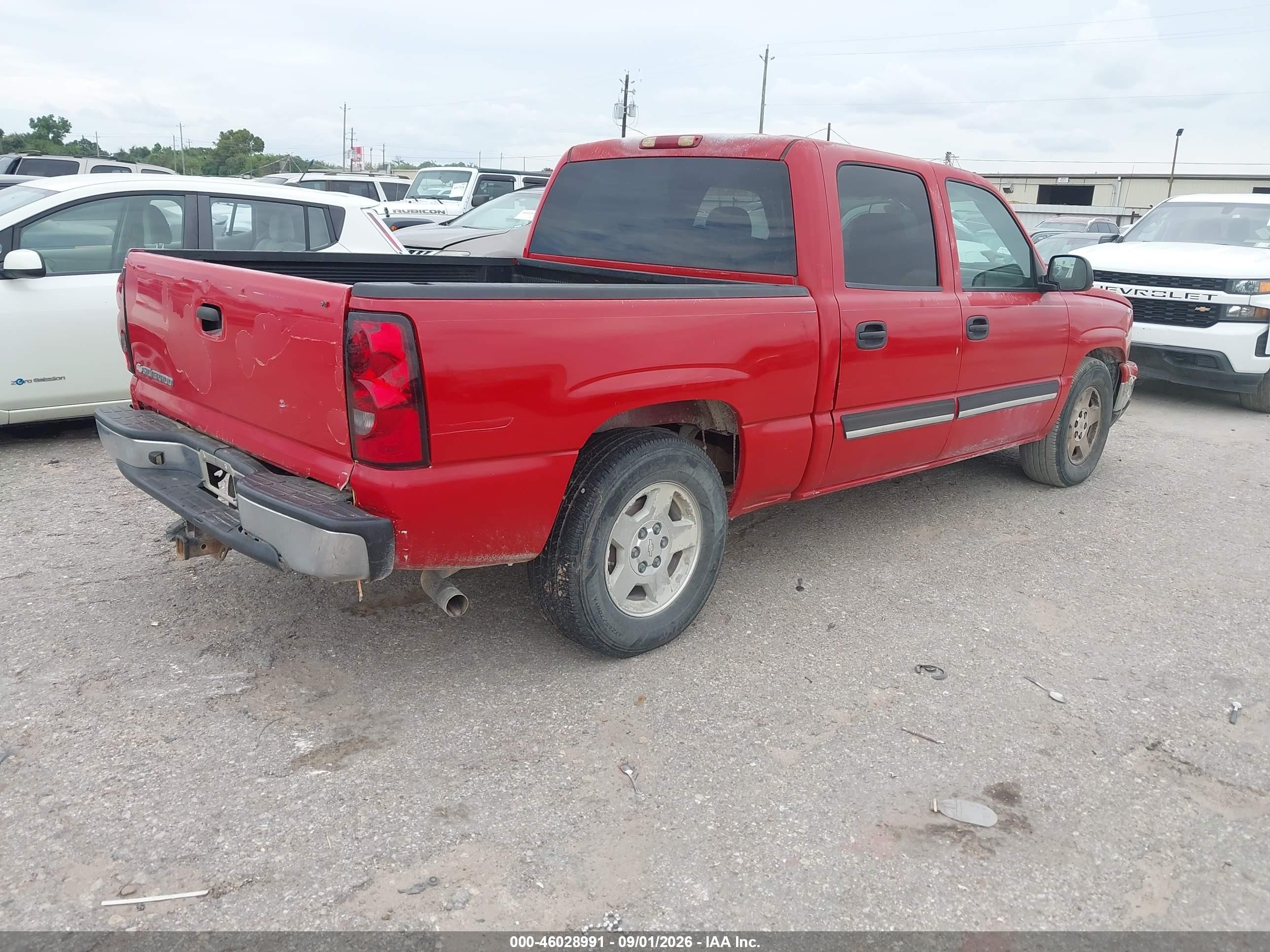 2007 Chevrolet Silverado 1500 Classic Lt1 Red vin: 2GCEC13Z071155143
