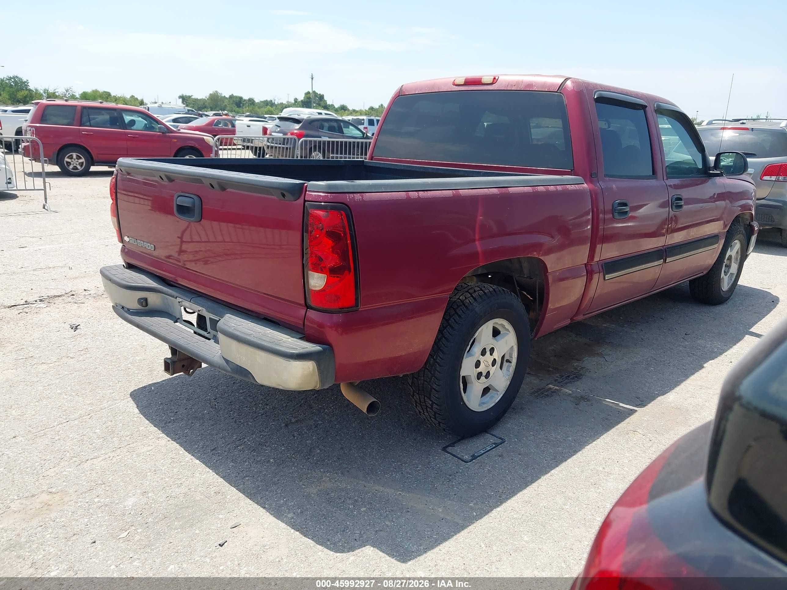 2006 Chevrolet Silverado 1500 Lt2 Бордовый vin: 2GCEC13Z261272706