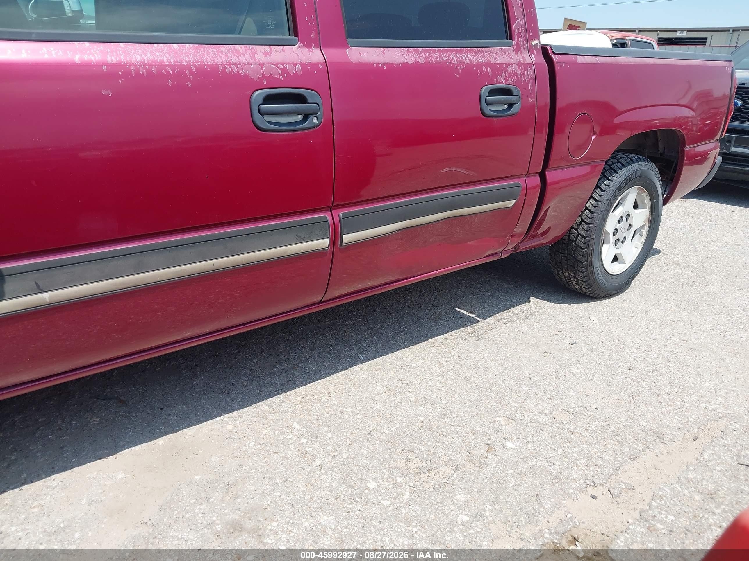2006 Chevrolet Silverado 1500 Lt2 Бордовый vin: 2GCEC13Z261272706