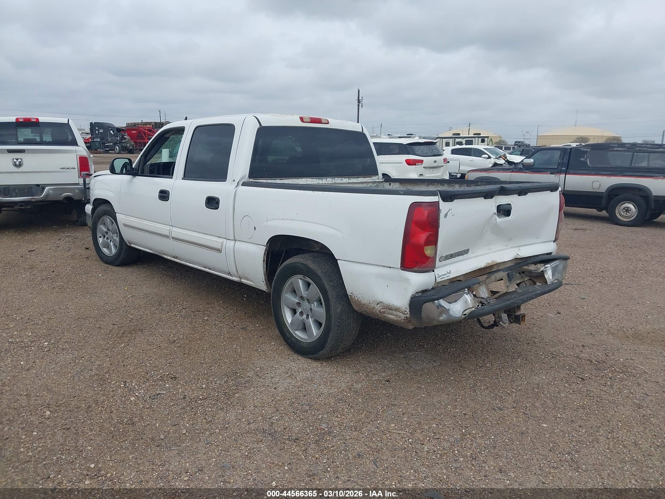 2007 Chevrolet Silverado 1500 Classic Lt1 White vin: 2GCEC13Z471126843