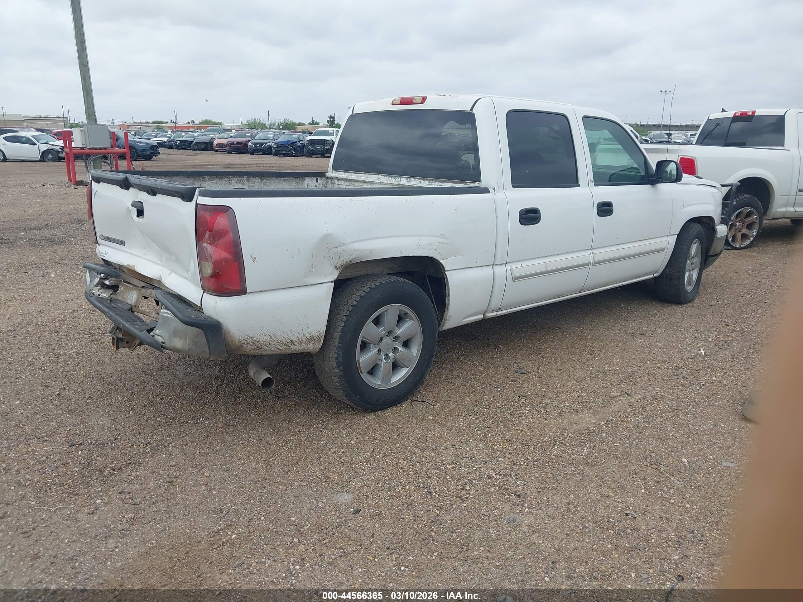 2007 Chevrolet Silverado 1500 Classic Lt1 White vin: 2GCEC13Z471126843