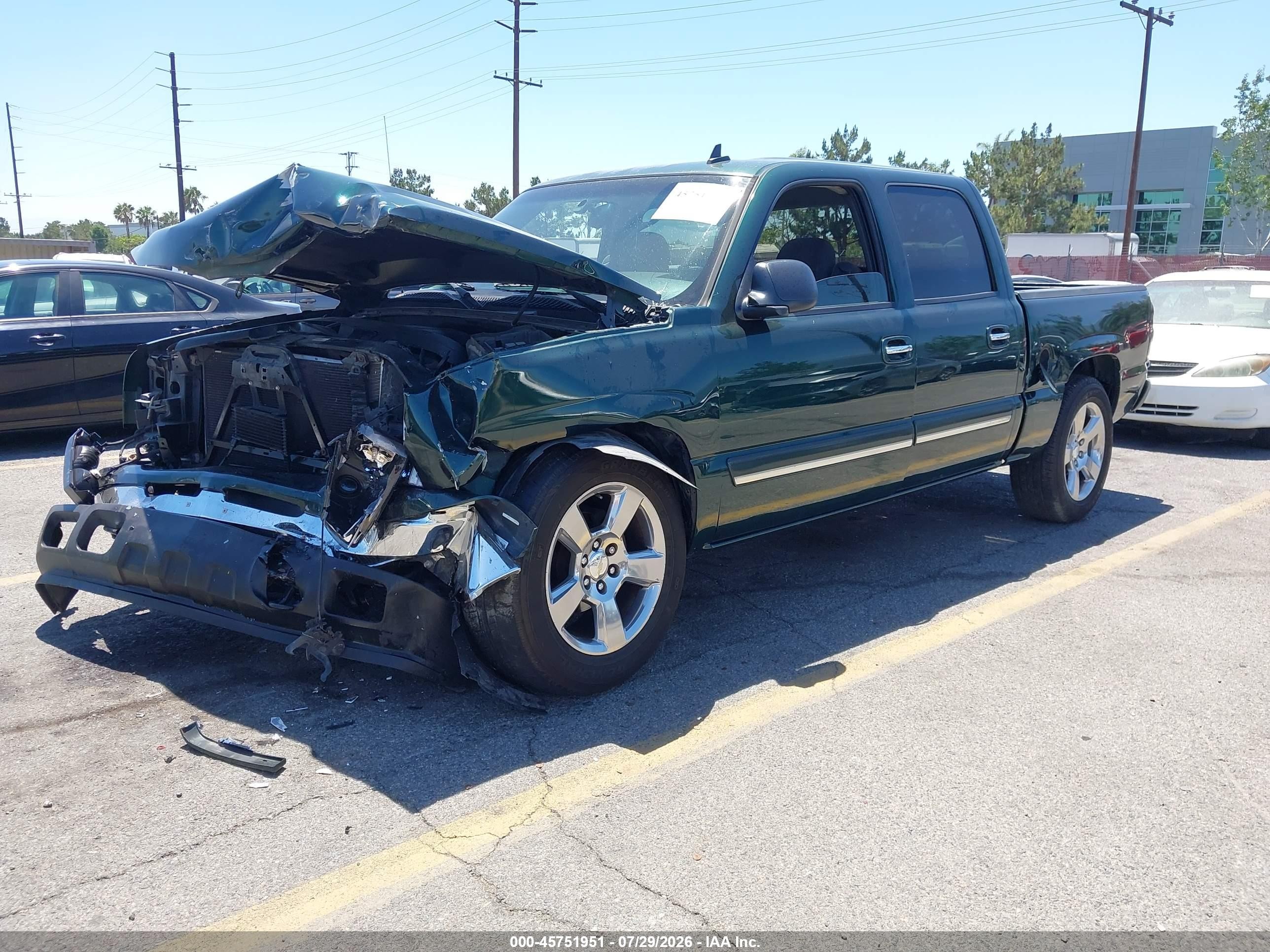 2006 Chevrolet Silverado 1500 Lt1 Green vin: 2GCEC13Z761348274