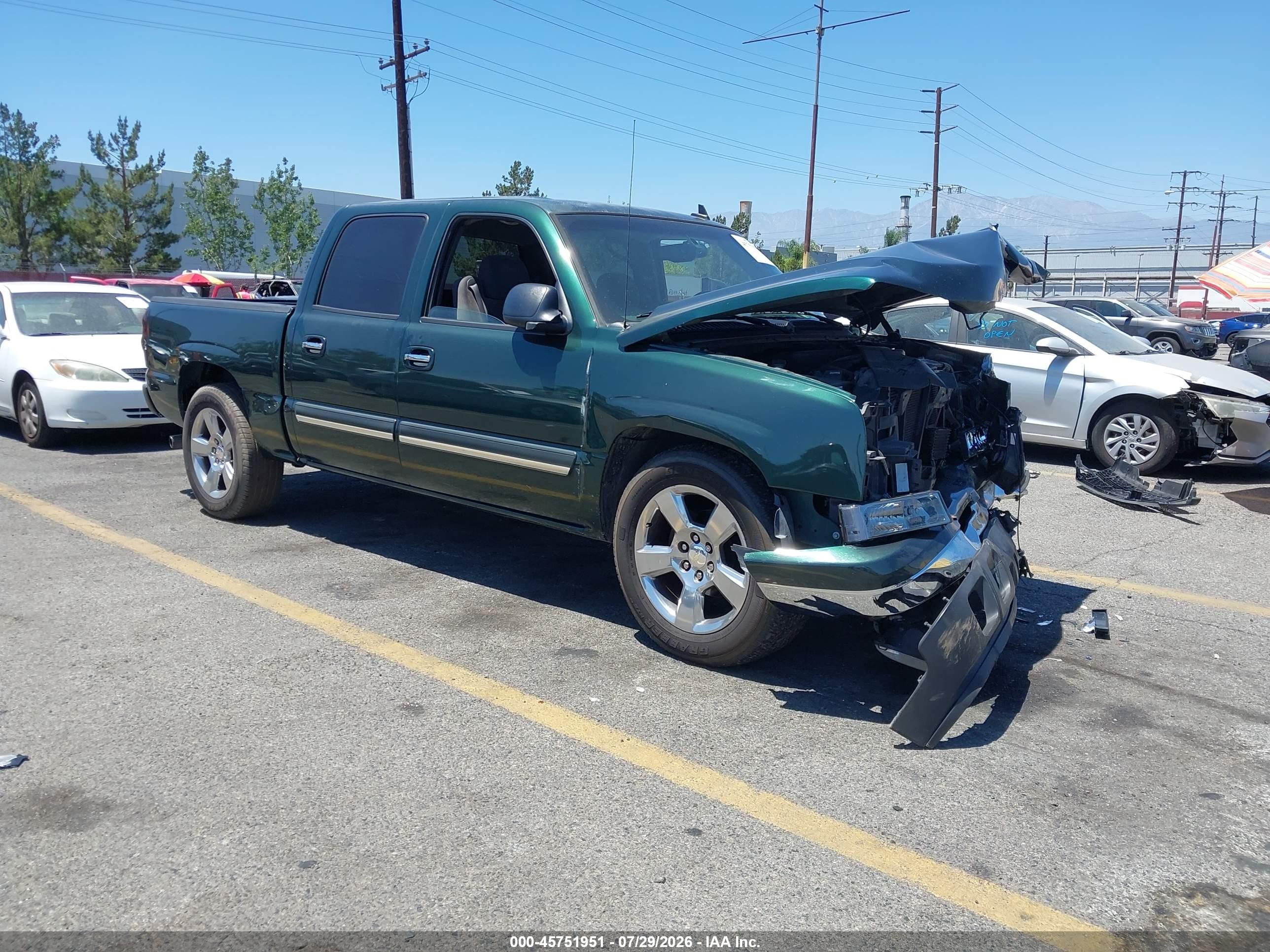 2006 Chevrolet Silverado 1500 Lt1 Green vin: 2GCEC13Z761348274