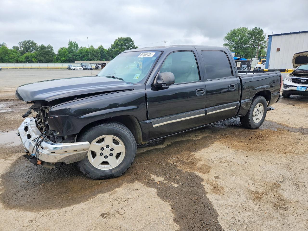 2007 Chevrolet Silverado C1500 Classic Crew Cab Черный vin: 2GCEC13Z771161067