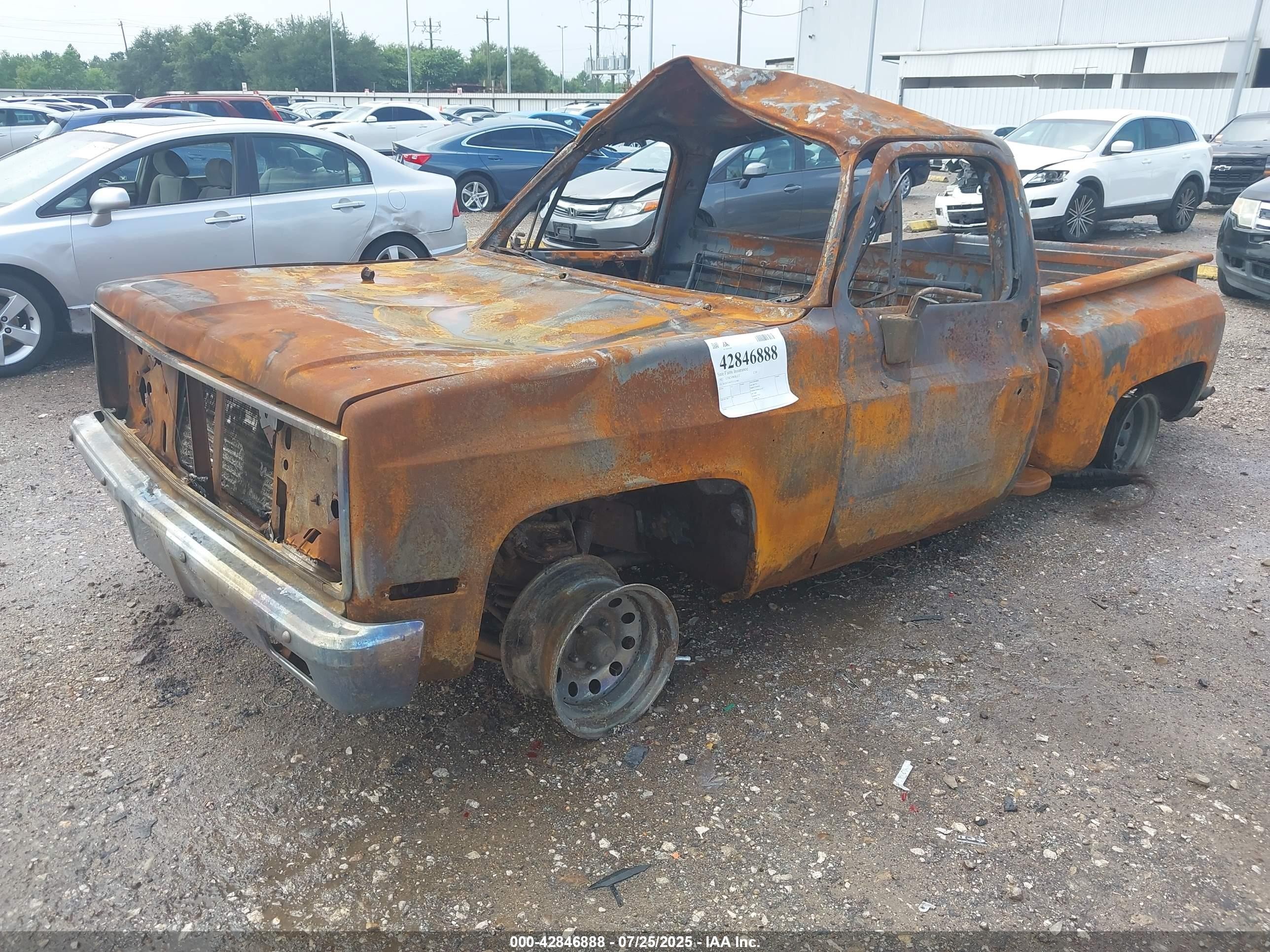 1982 Chevrolet C10   Black vin: 2GCEC14H7C1121460