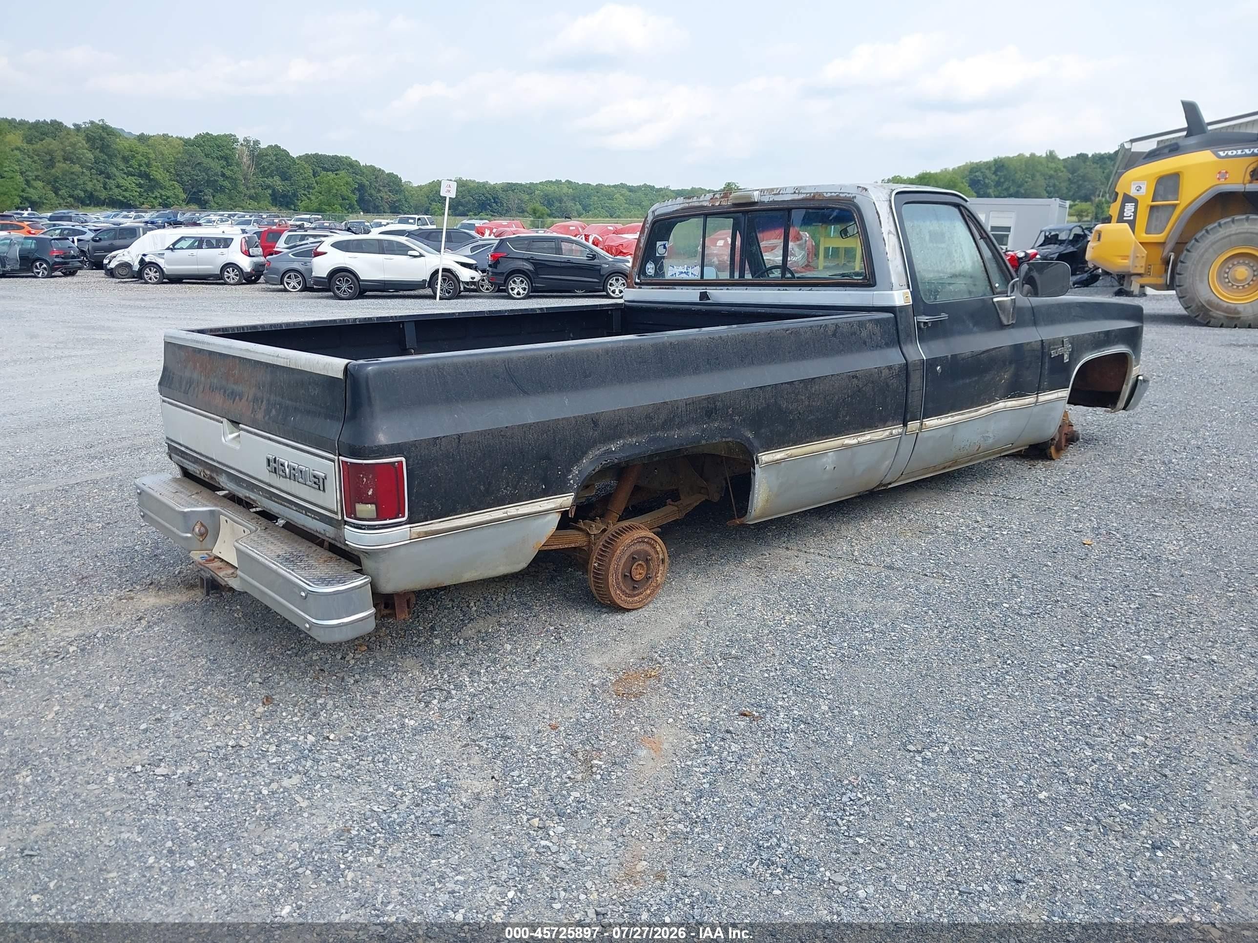 1985 Chevrolet C10   Black vin: 2GCEC14H7F1122810