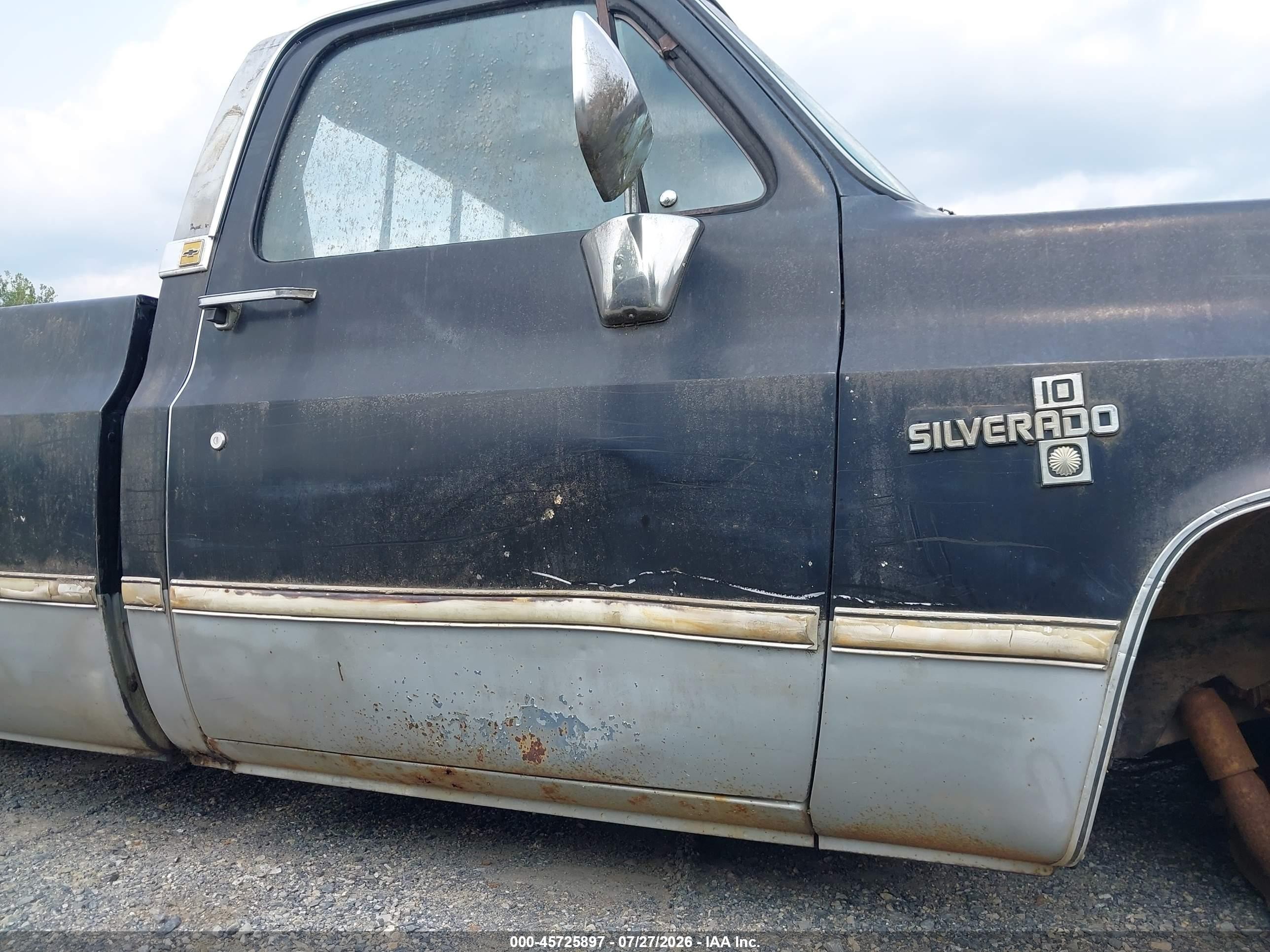 1985 Chevrolet C10   Black vin: 2GCEC14H7F1122810