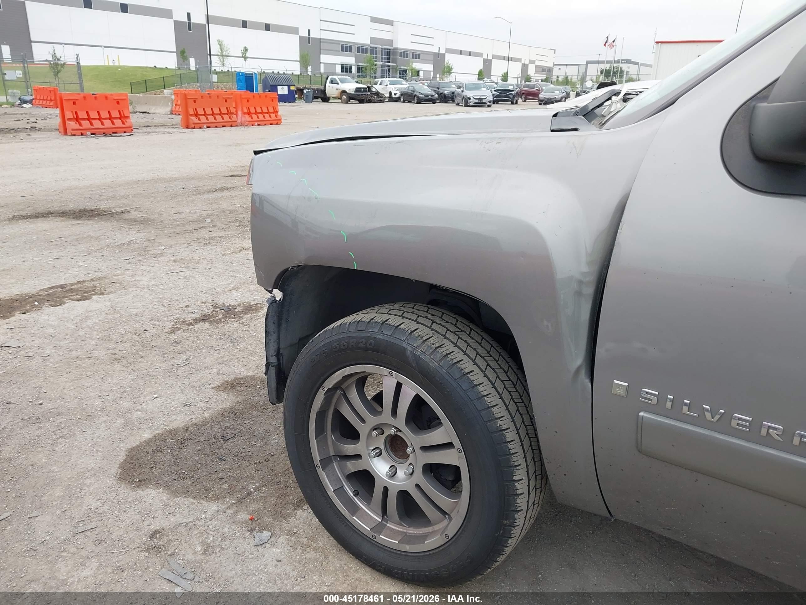 2008 Chevrolet Silverado 1500 Lt1 Gray vin: 2GCEC190581330769