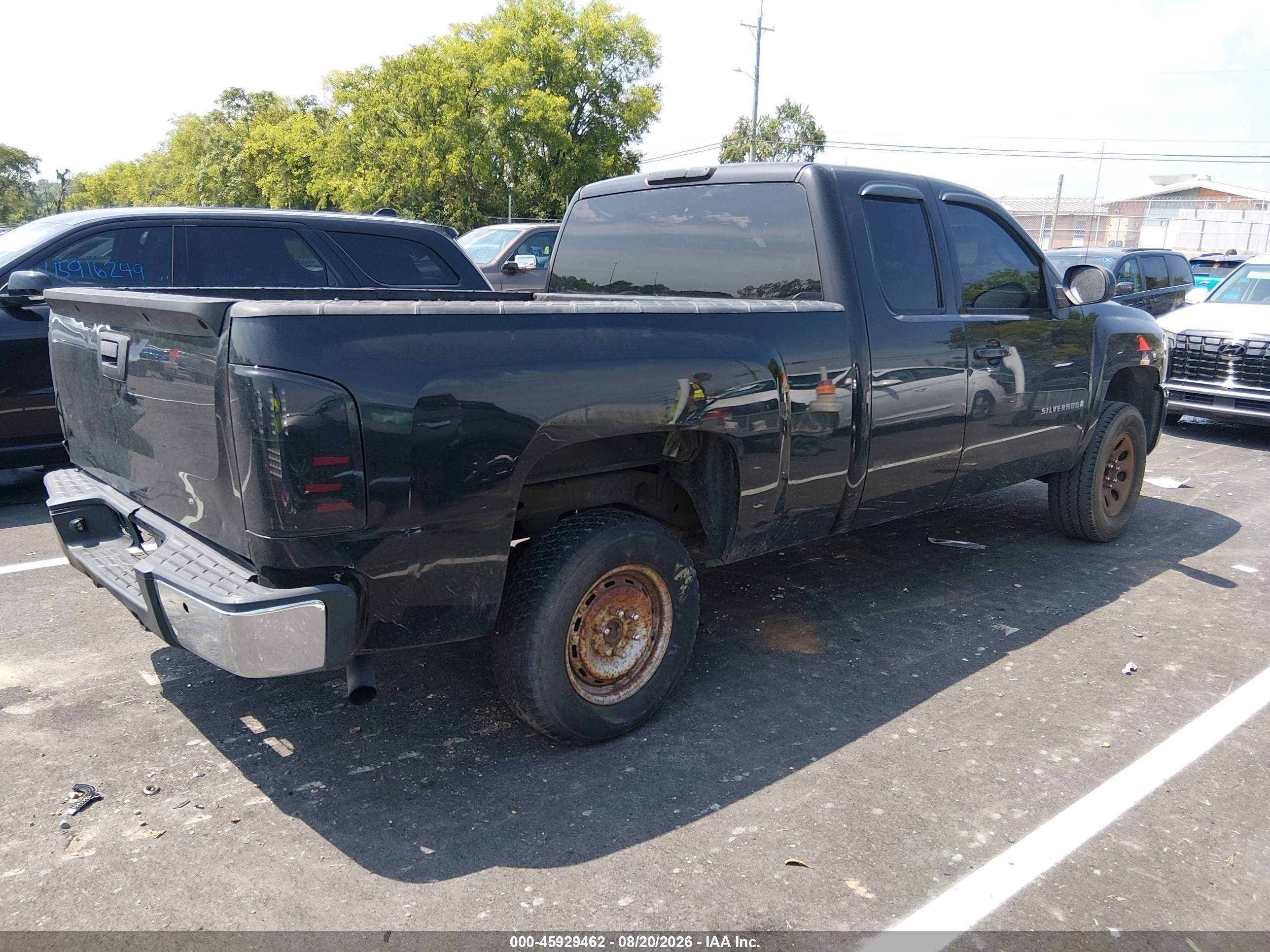 2008 Chevrolet Silverado 1500 Ltz Black vin: 2GCEC190981299221