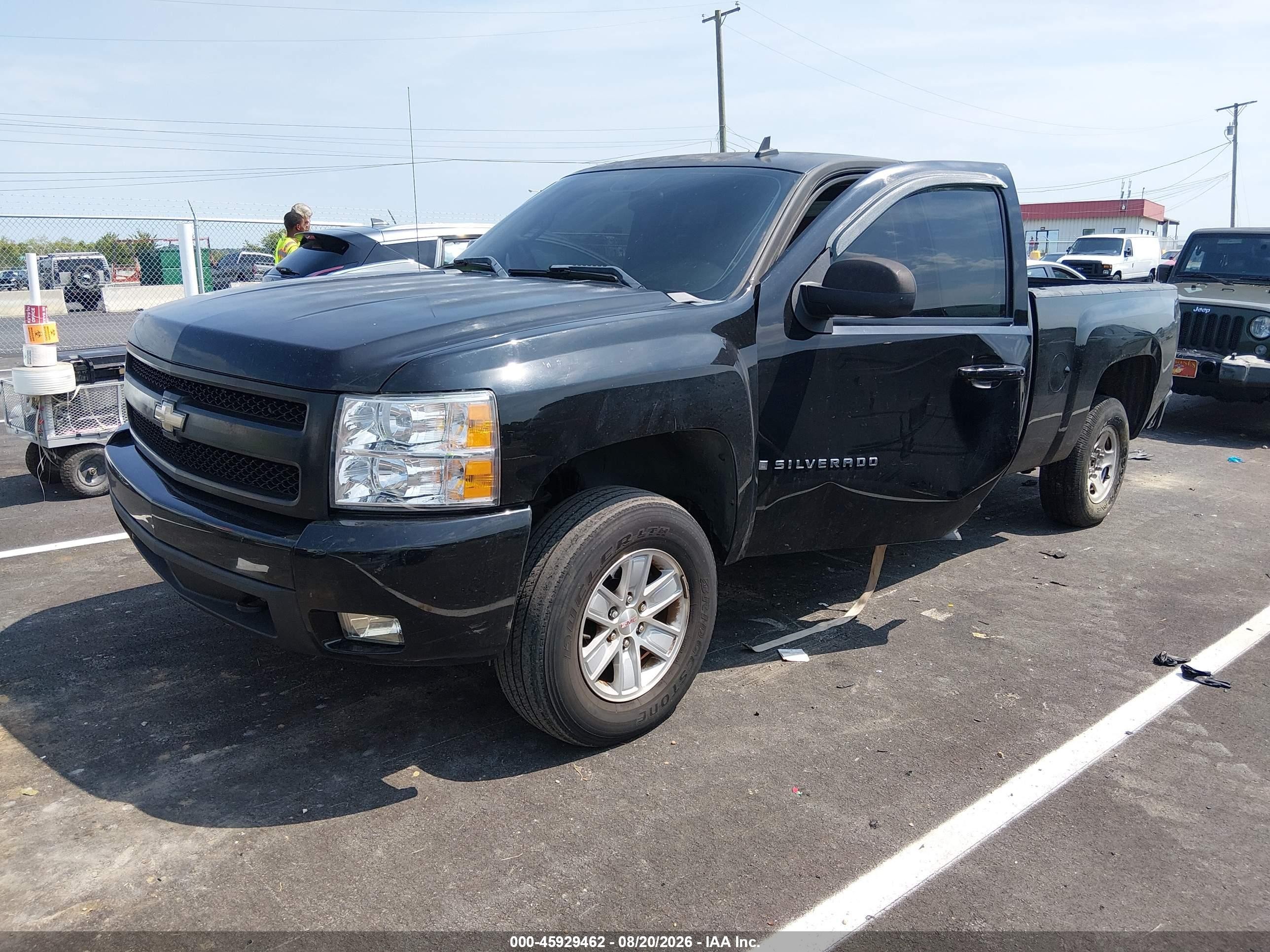2008 Chevrolet Silverado 1500 Ltz Black vin: 2GCEC190981299221