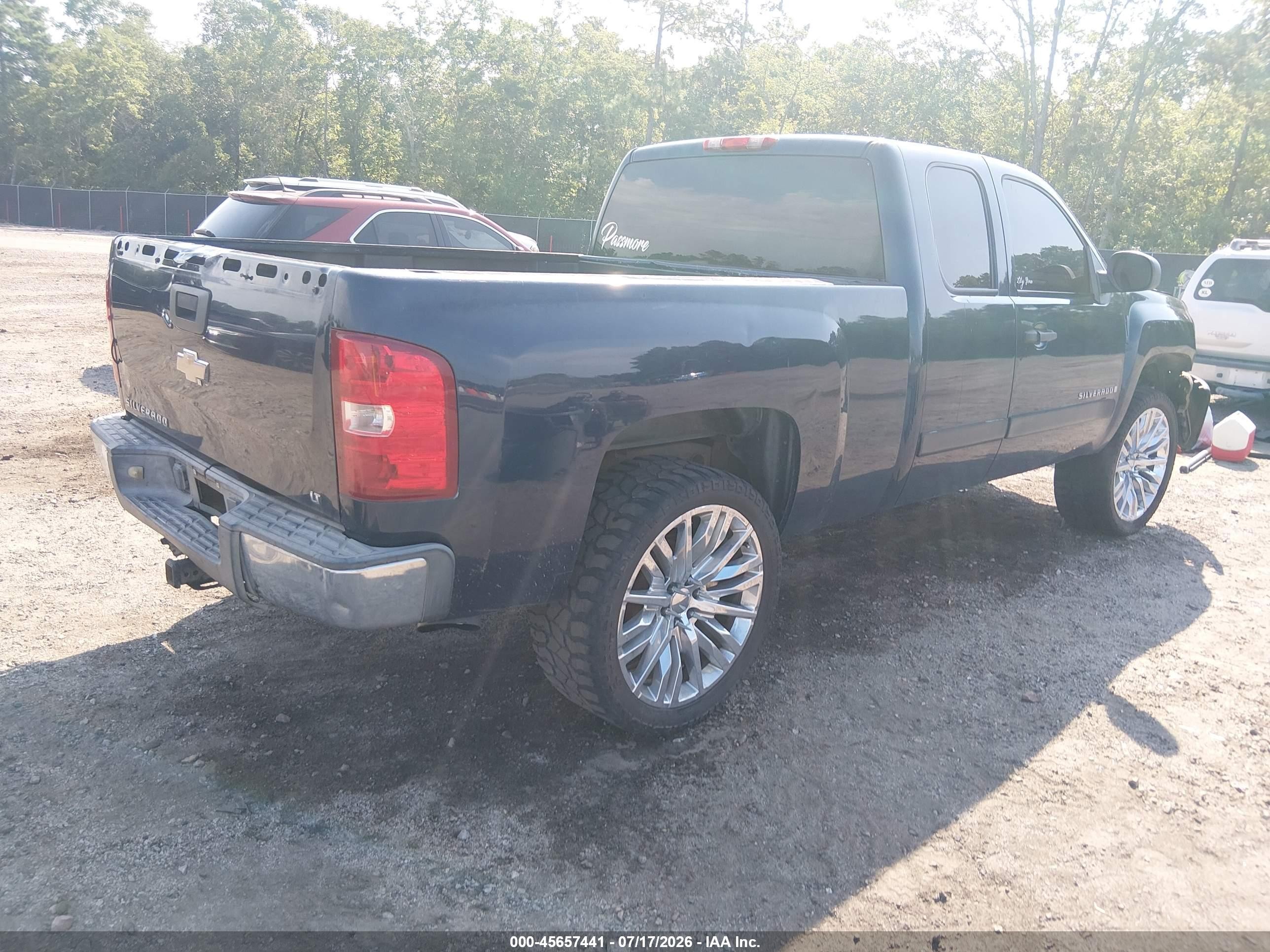 2008 Chevrolet Silverado 1500 Lt1 Blue vin: 2GCEC19C281238819