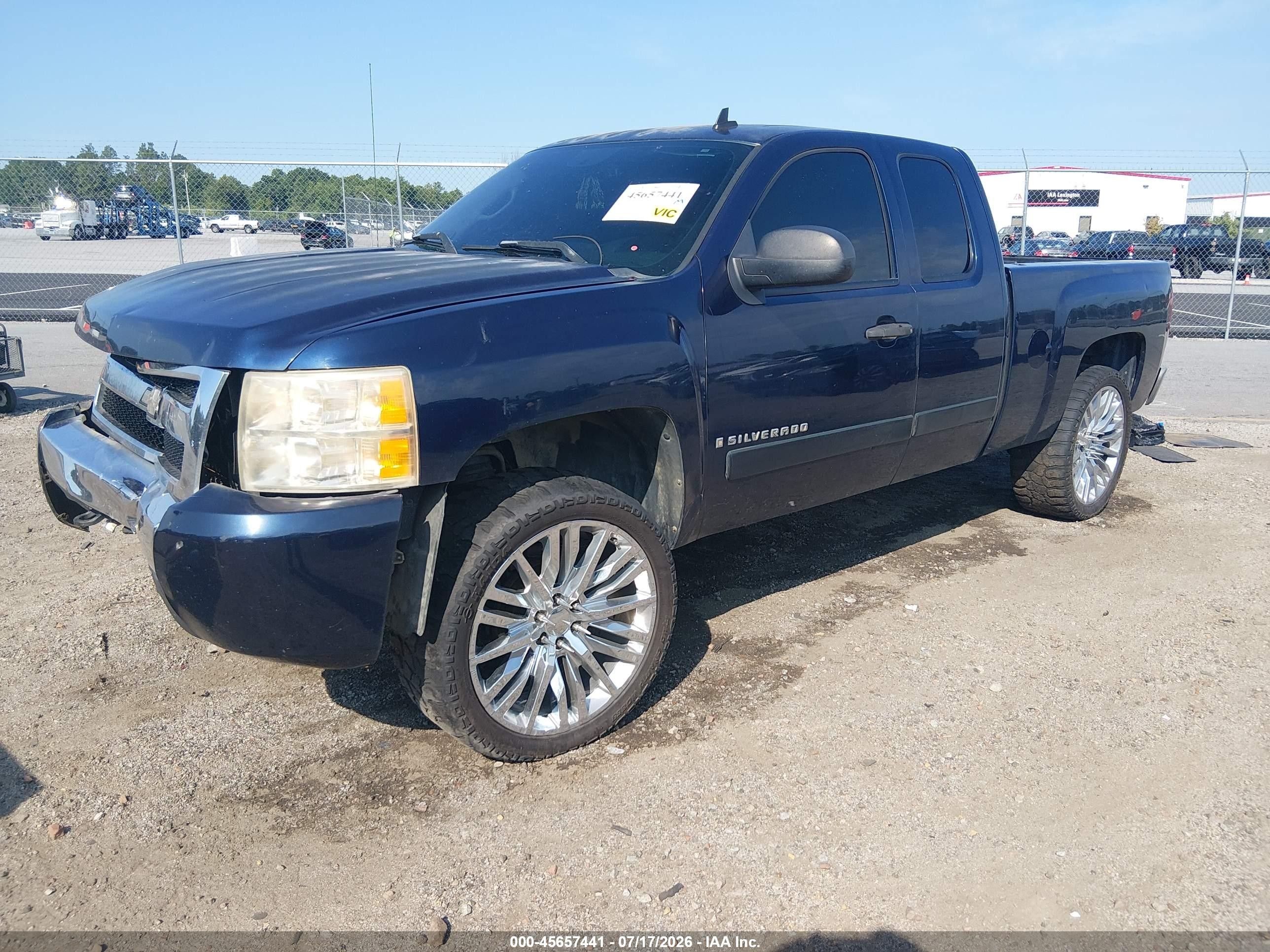 2008 Chevrolet Silverado 1500 Lt1 Blue vin: 2GCEC19C281238819