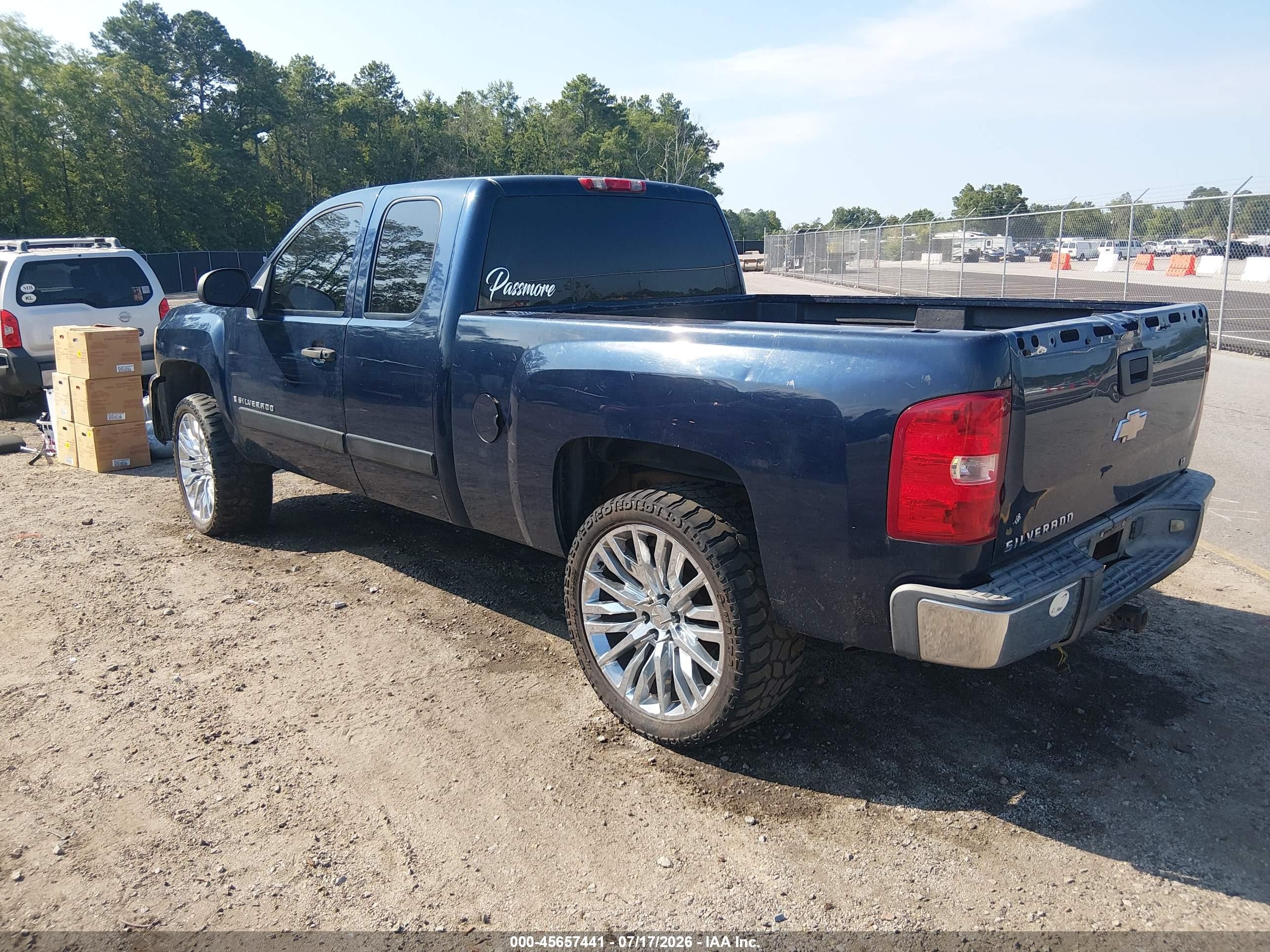 2008 Chevrolet Silverado 1500 Lt1 Blue vin: 2GCEC19C281238819