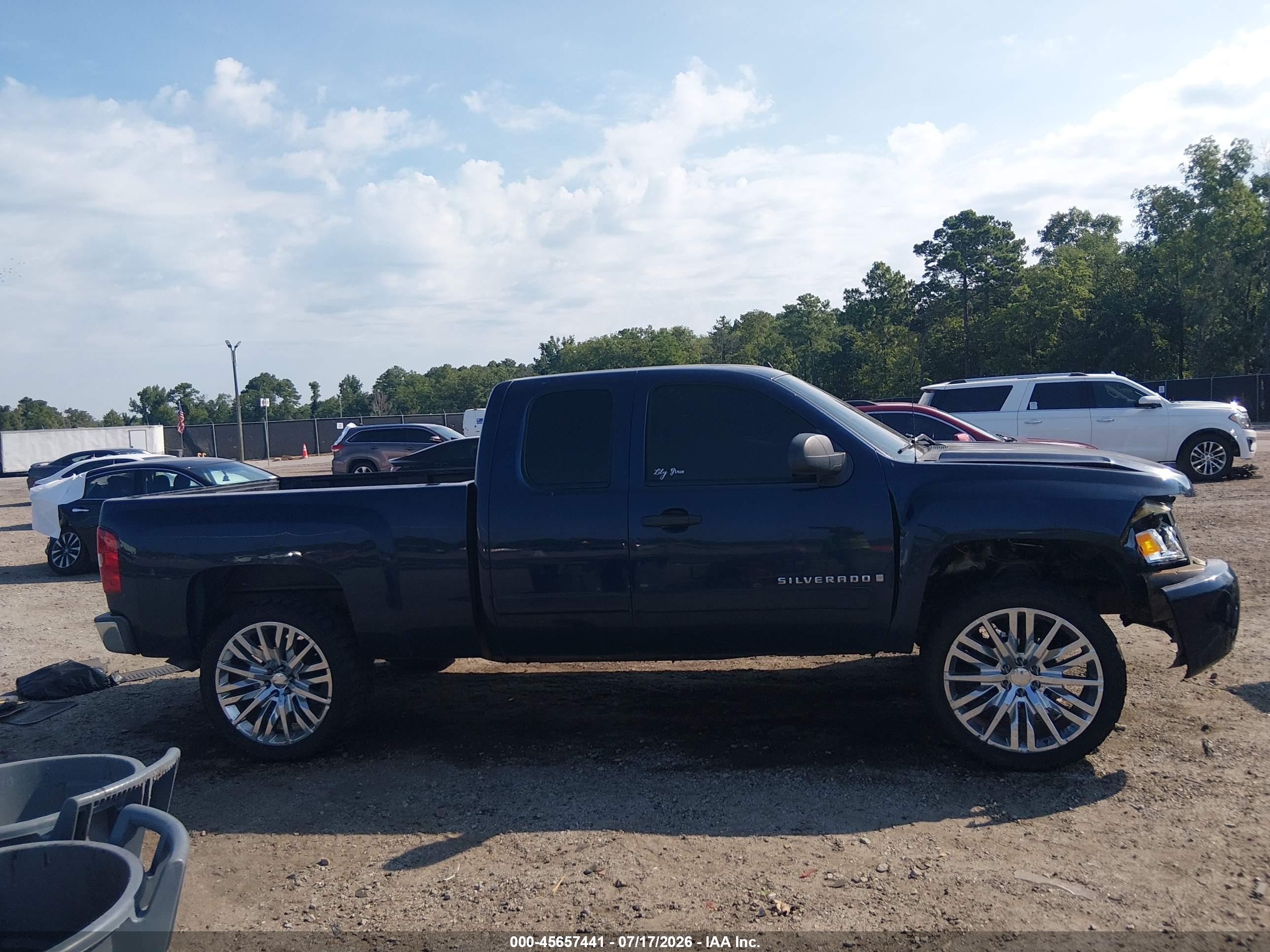 2008 Chevrolet Silverado 1500 Lt1 Blue vin: 2GCEC19C281238819