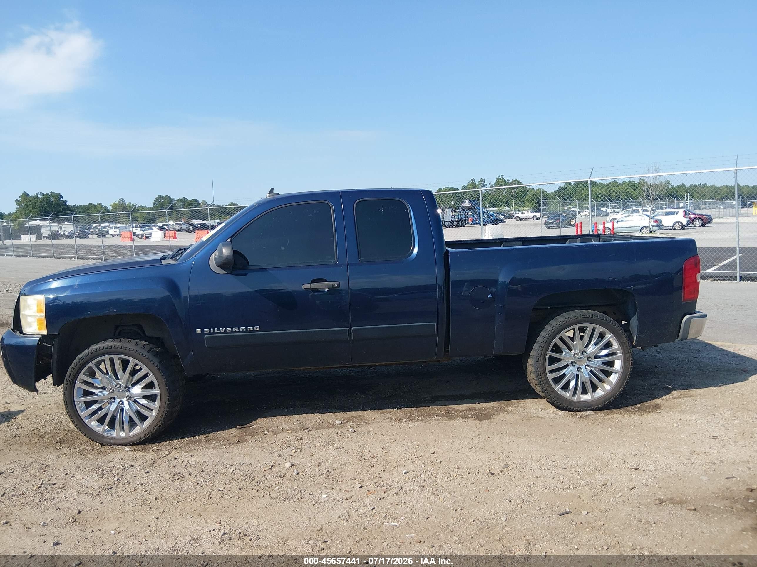 2008 Chevrolet Silverado 1500 Lt1 Blue vin: 2GCEC19C281238819