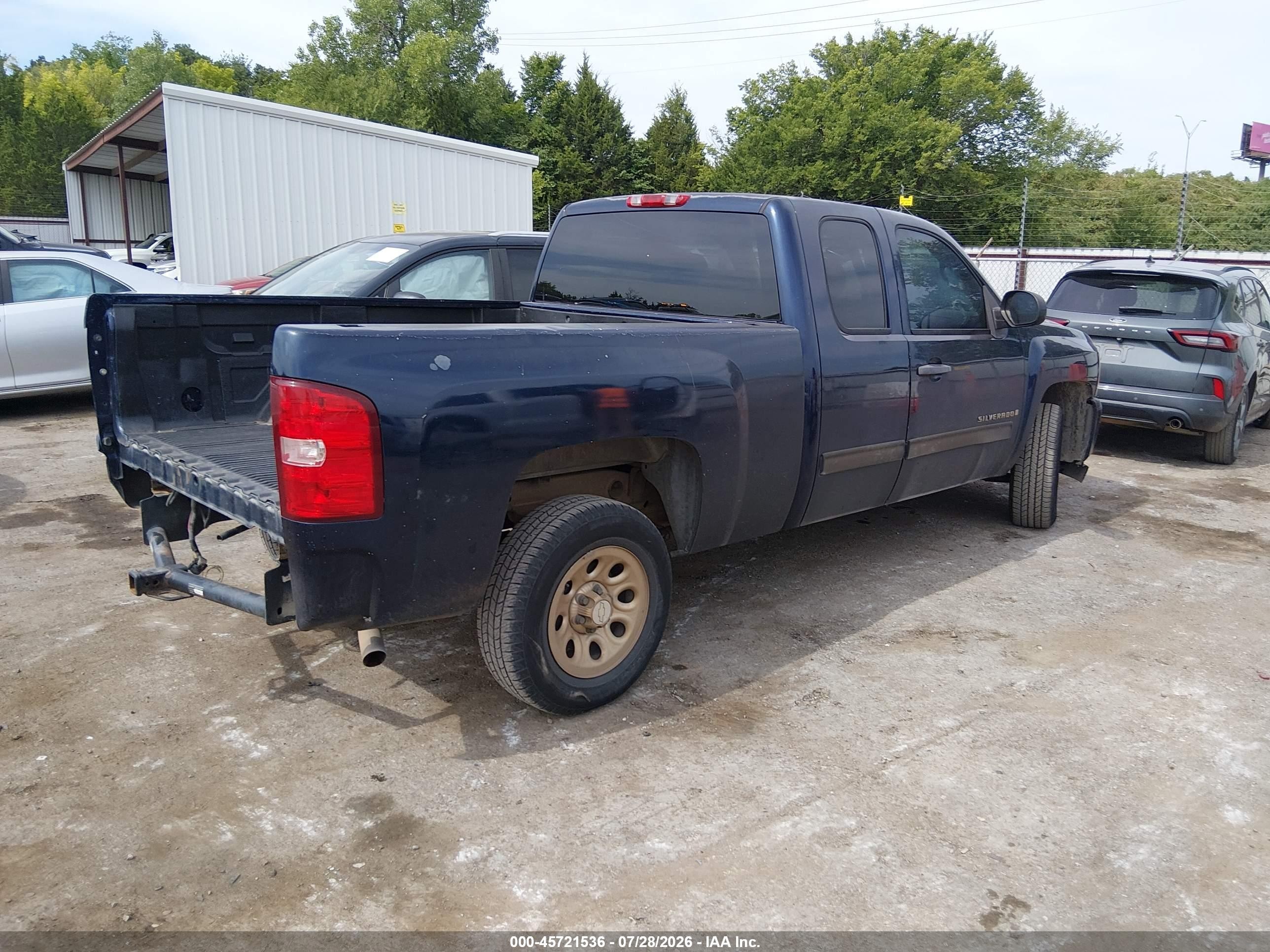 2009 Chevrolet Silverado 1500 Ls Dark Blue vin: 2GCEC19C391126550