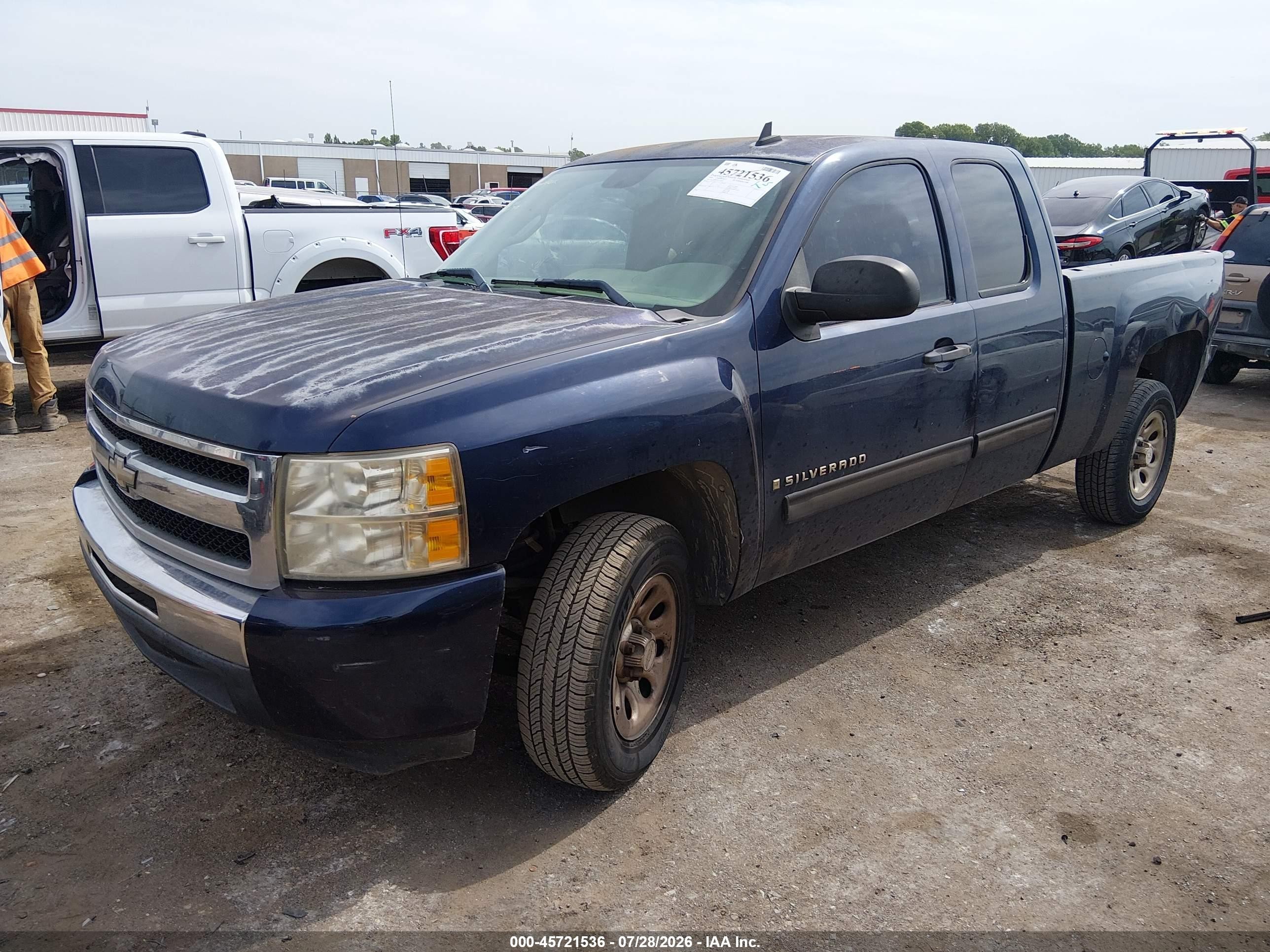2009 Chevrolet Silverado 1500 Ls Dark Blue vin: 2GCEC19C391126550