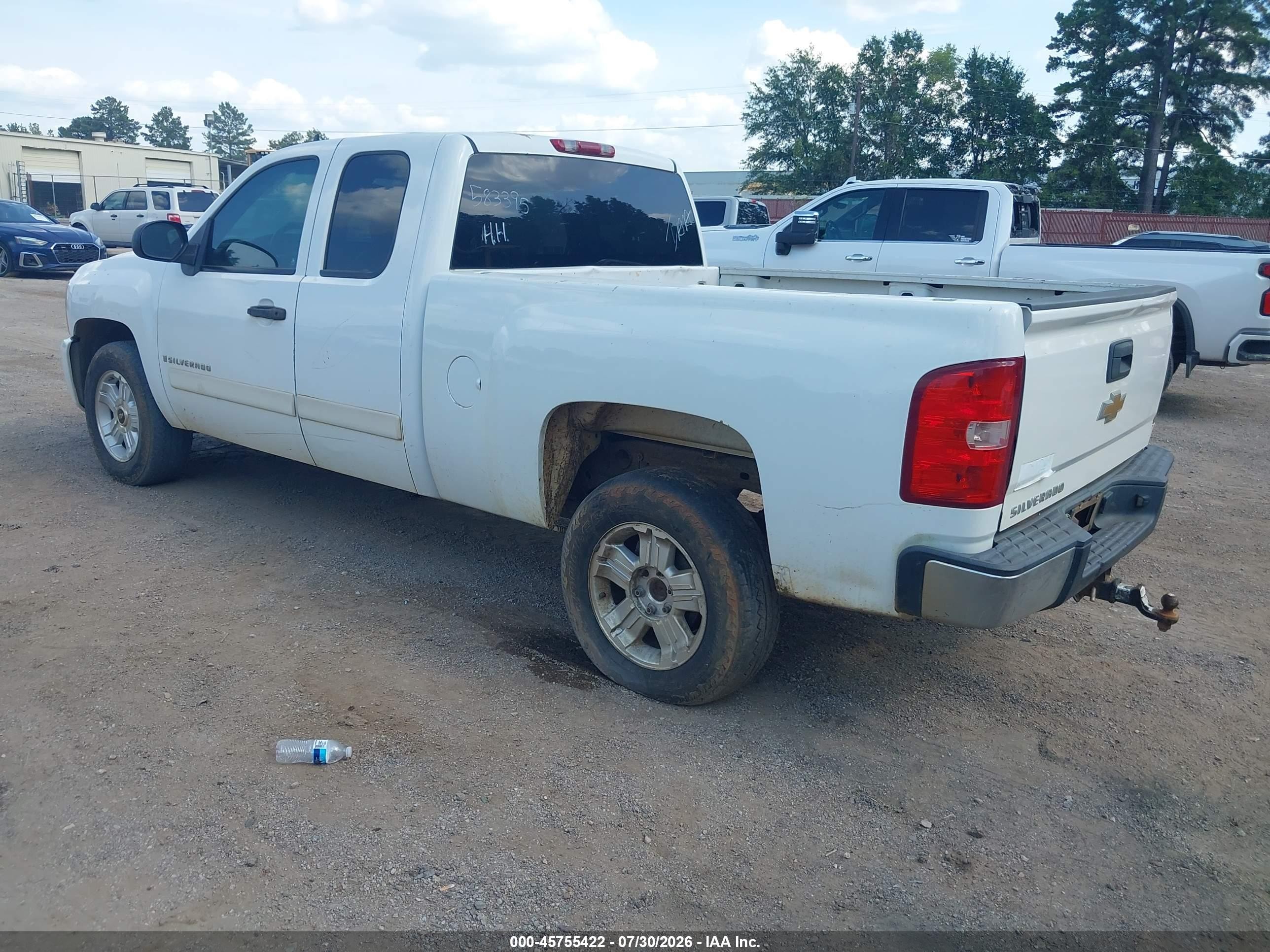2007 Chevrolet Silverado 1500 Lt1 White vin: 2GCEC19C471583395