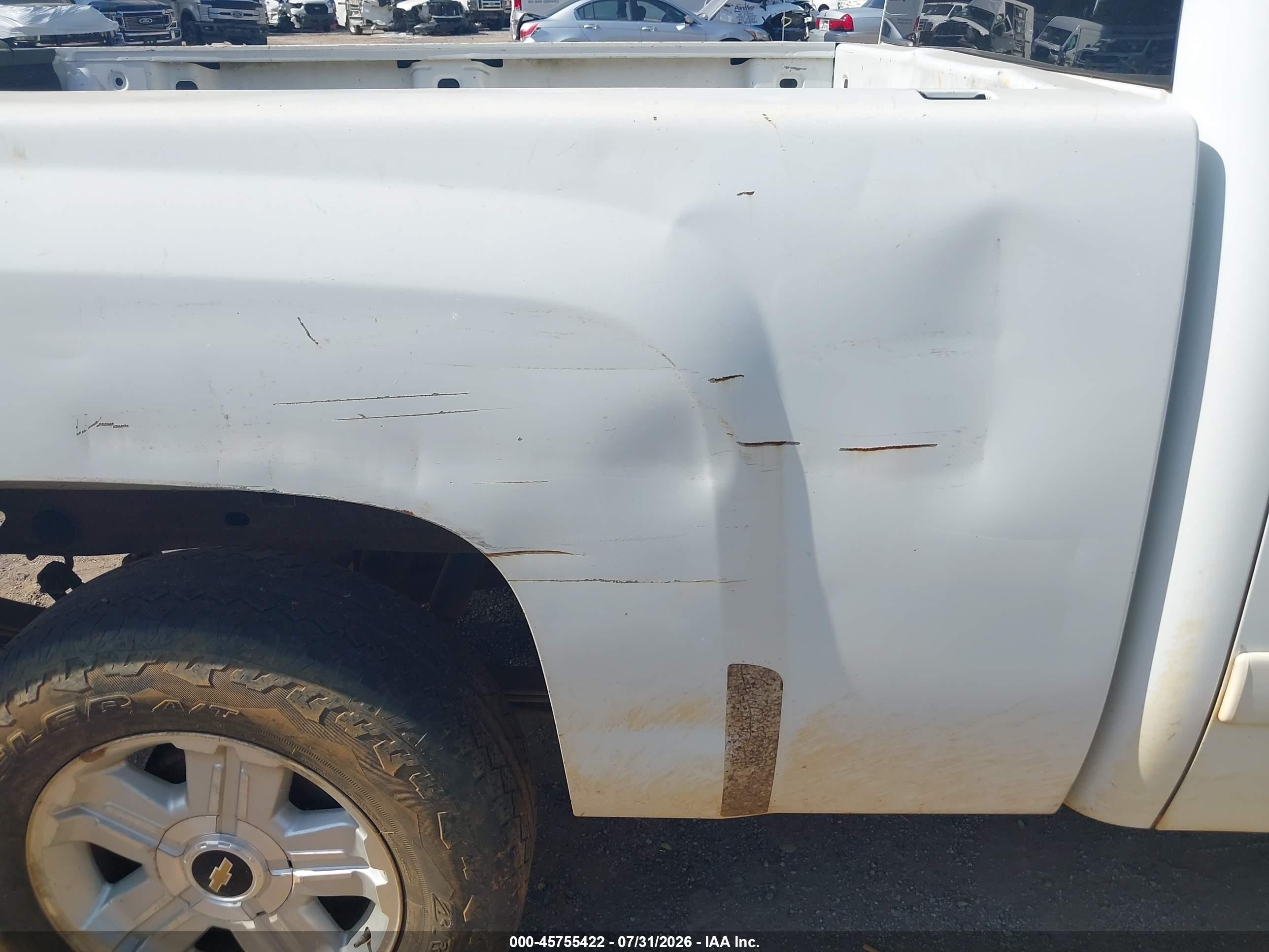 2007 Chevrolet Silverado 1500 Lt1 White vin: 2GCEC19C471583395