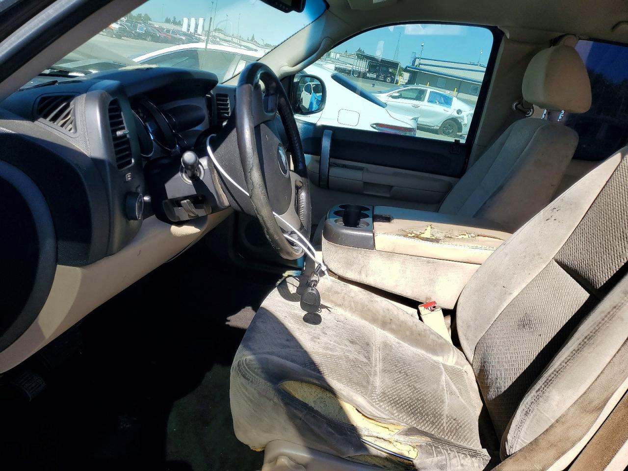 2007 Chevrolet Silverado C1500 Gray vin: 2GCEC19C571687457