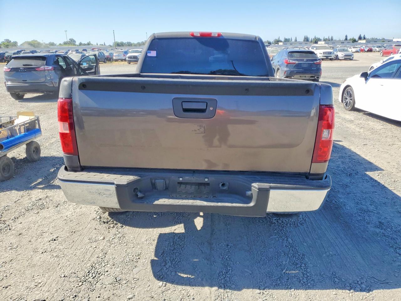2007 Chevrolet Silverado C1500 Gray vin: 2GCEC19C571687457