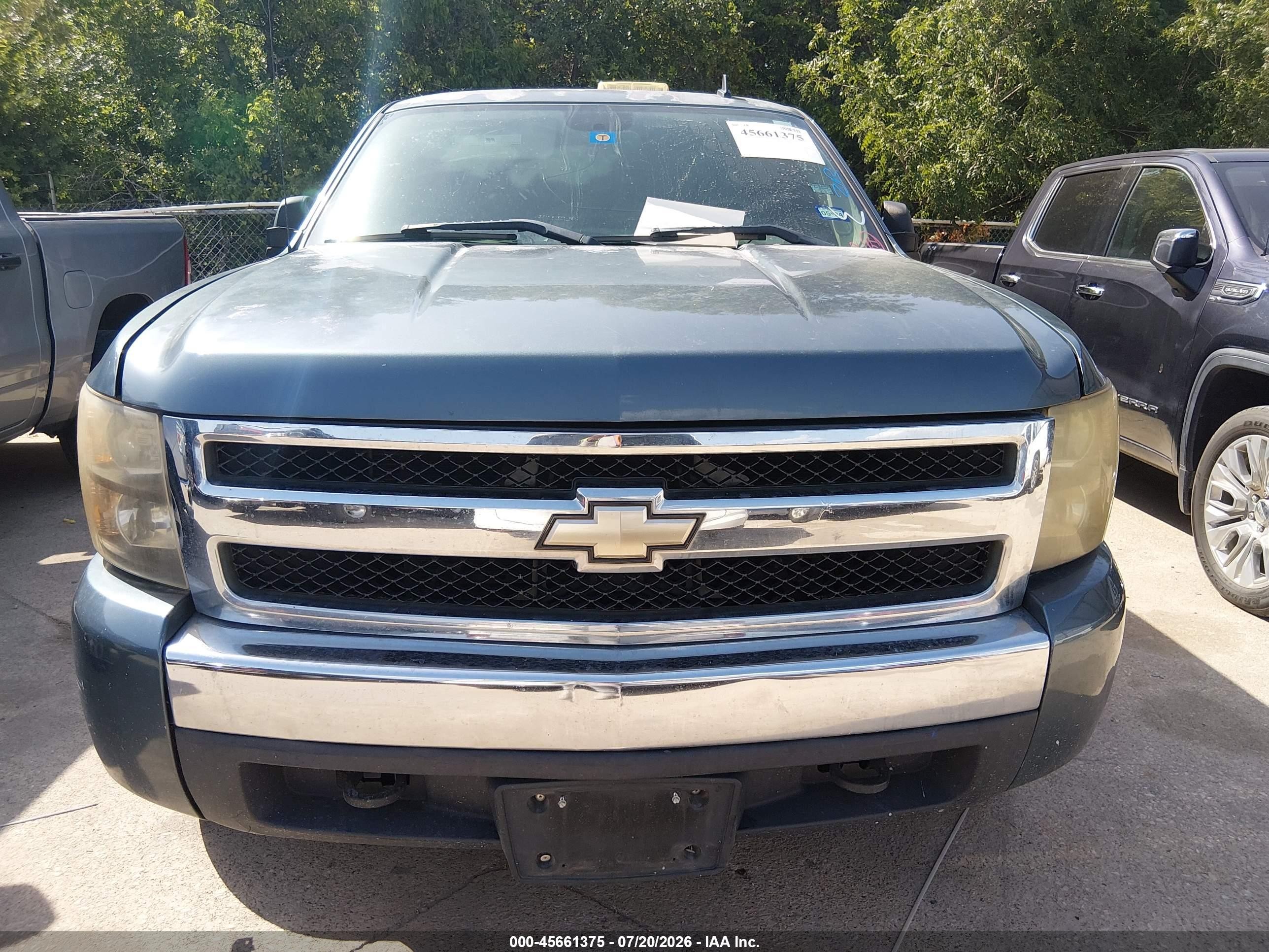 2007 Chevrolet Silverado 1500 Lt1 Blue vin: 2GCEC19C671733426