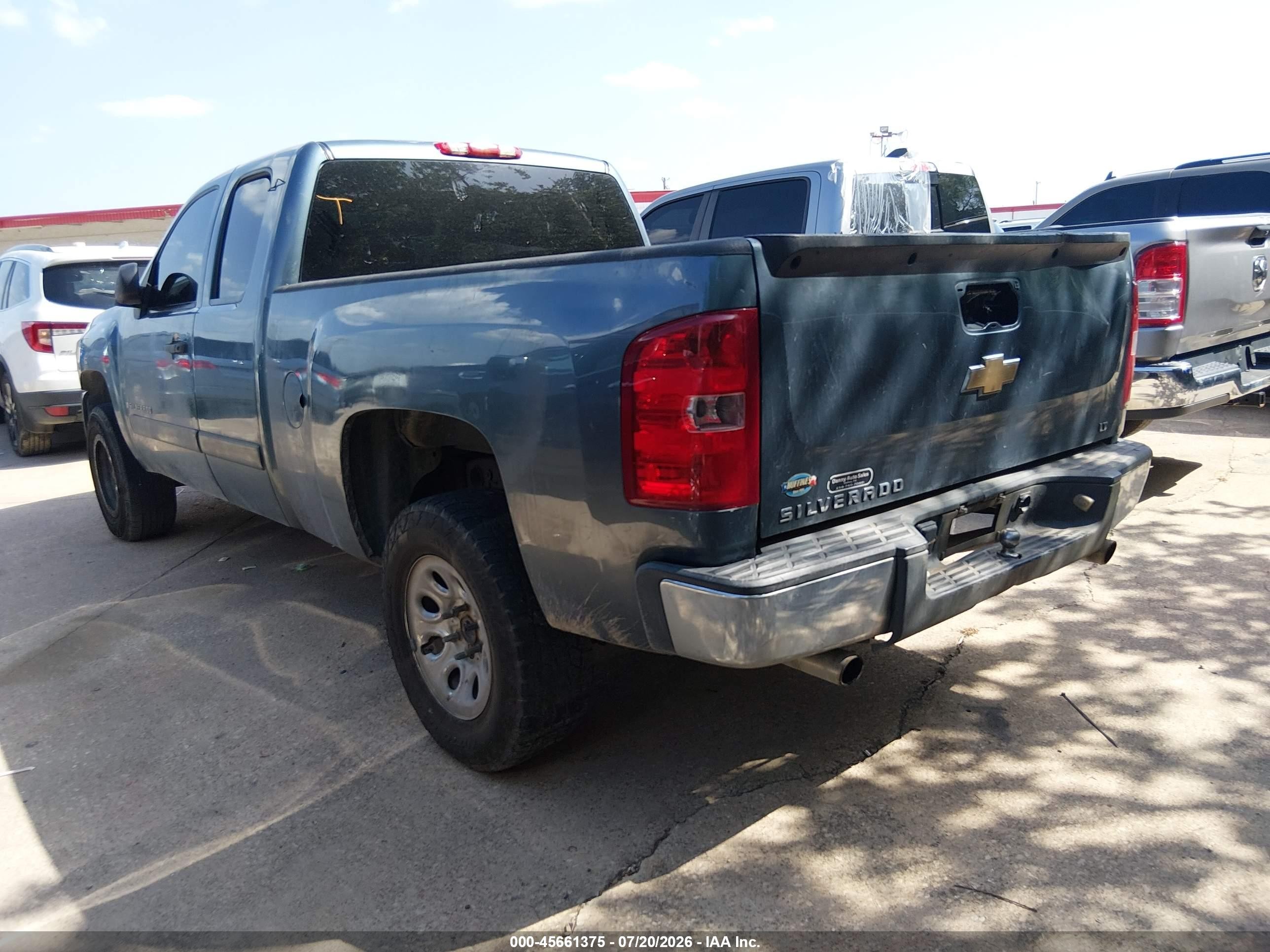 2007 Chevrolet Silverado 1500 Lt1 Blue vin: 2GCEC19C671733426