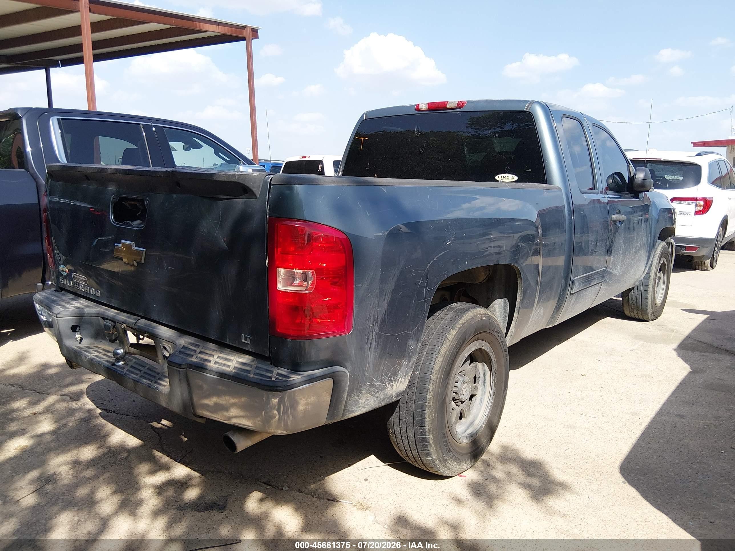 2007 Chevrolet Silverado 1500 Lt1 Blue vin: 2GCEC19C671733426