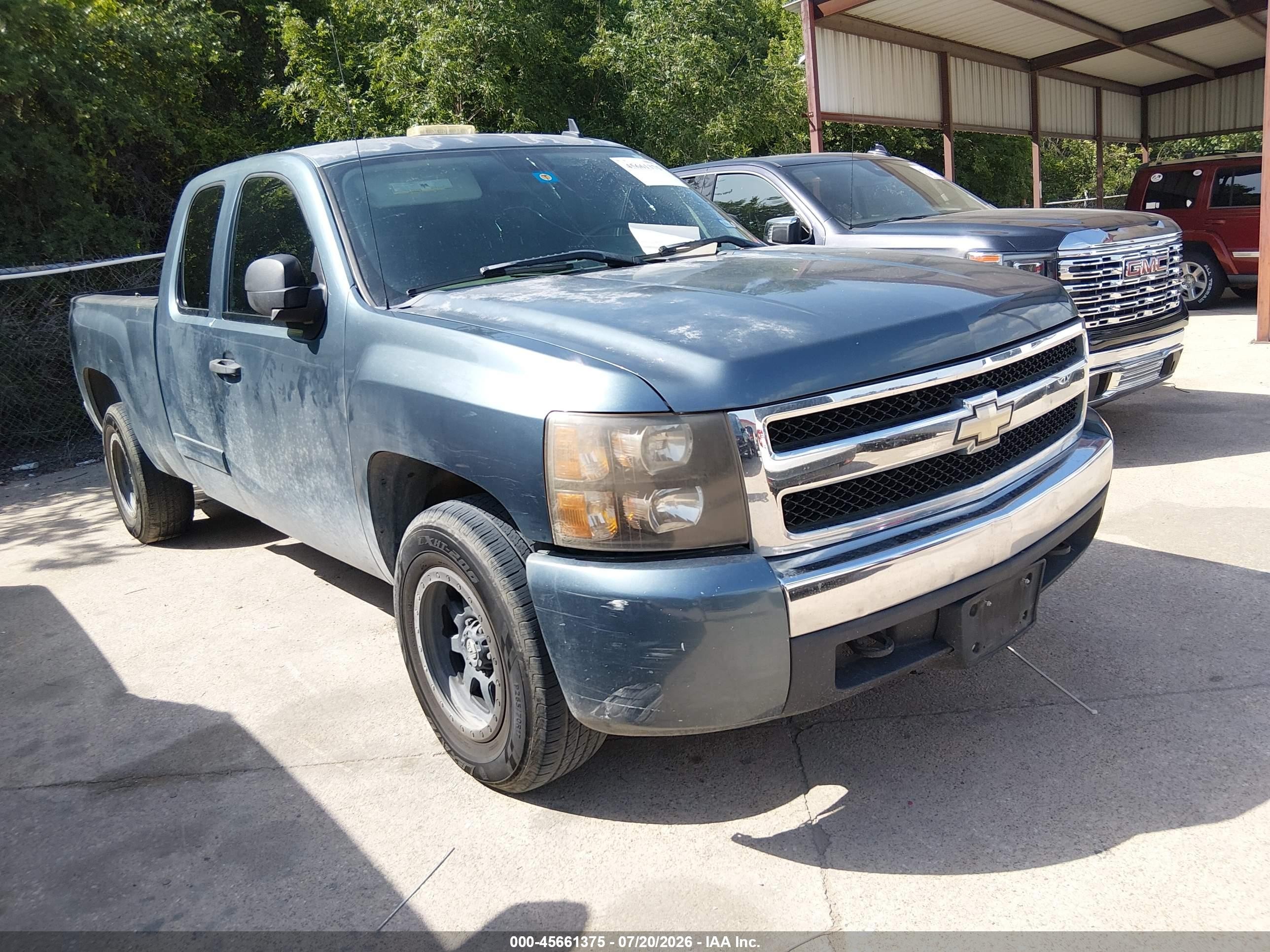 2007 Chevrolet Silverado 1500 Lt1 Blue vin: 2GCEC19C671733426