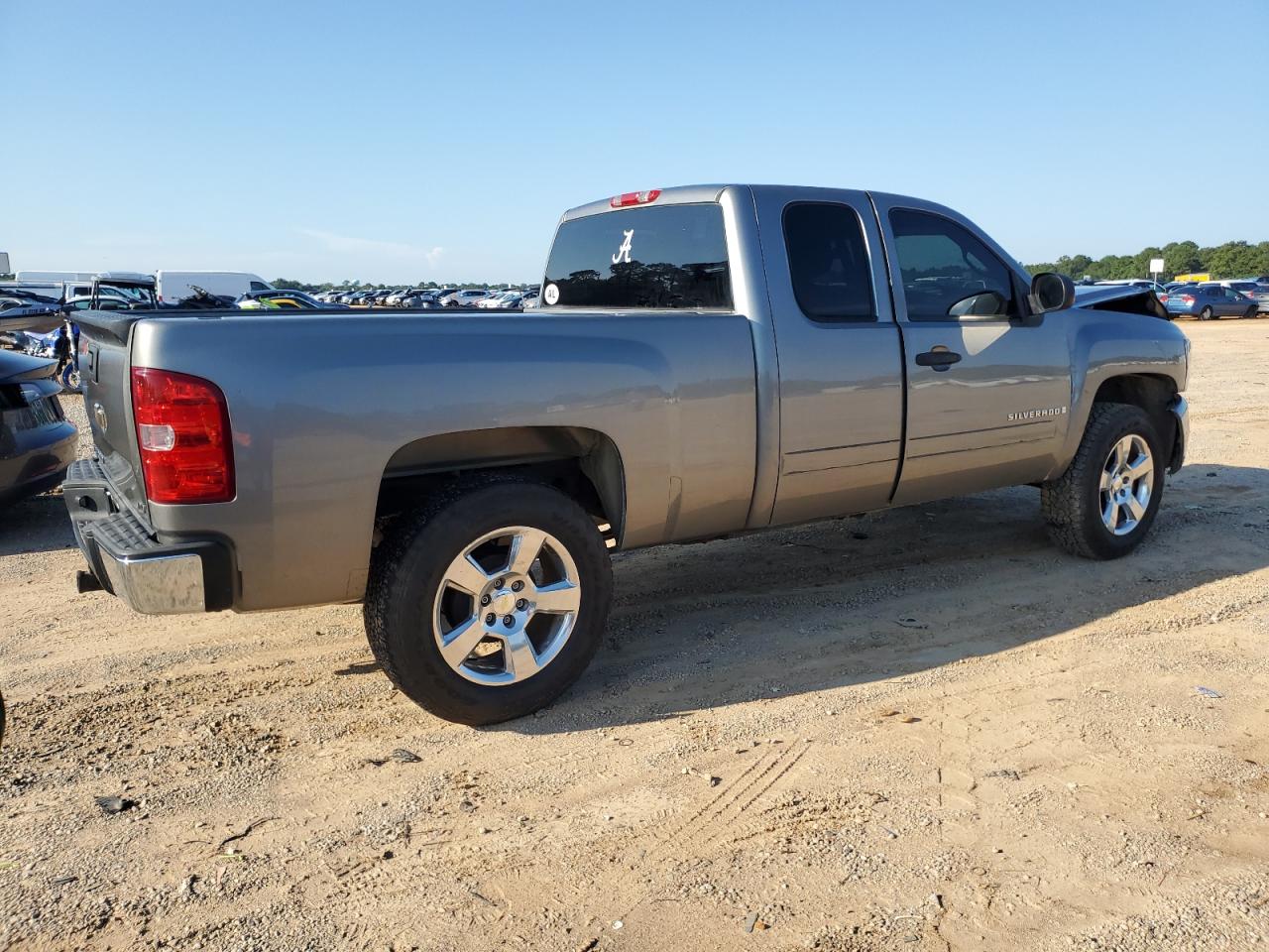 2007 Chevrolet Silverado C1500 Gray vin: 2GCEC19C871728437