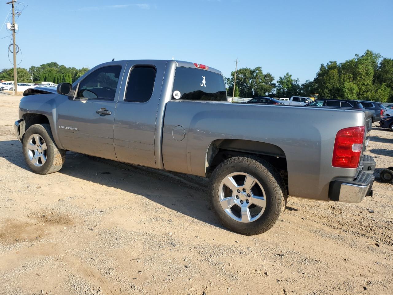 2007 Chevrolet Silverado C1500 Gray vin: 2GCEC19C871728437