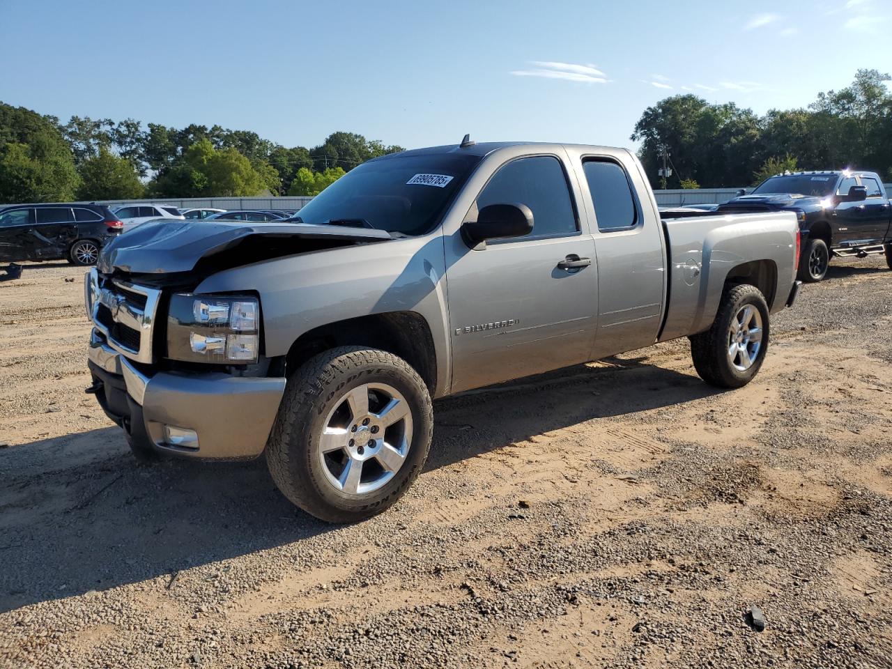 2007 Chevrolet Silverado C1500 Gray vin: 2GCEC19C871728437
