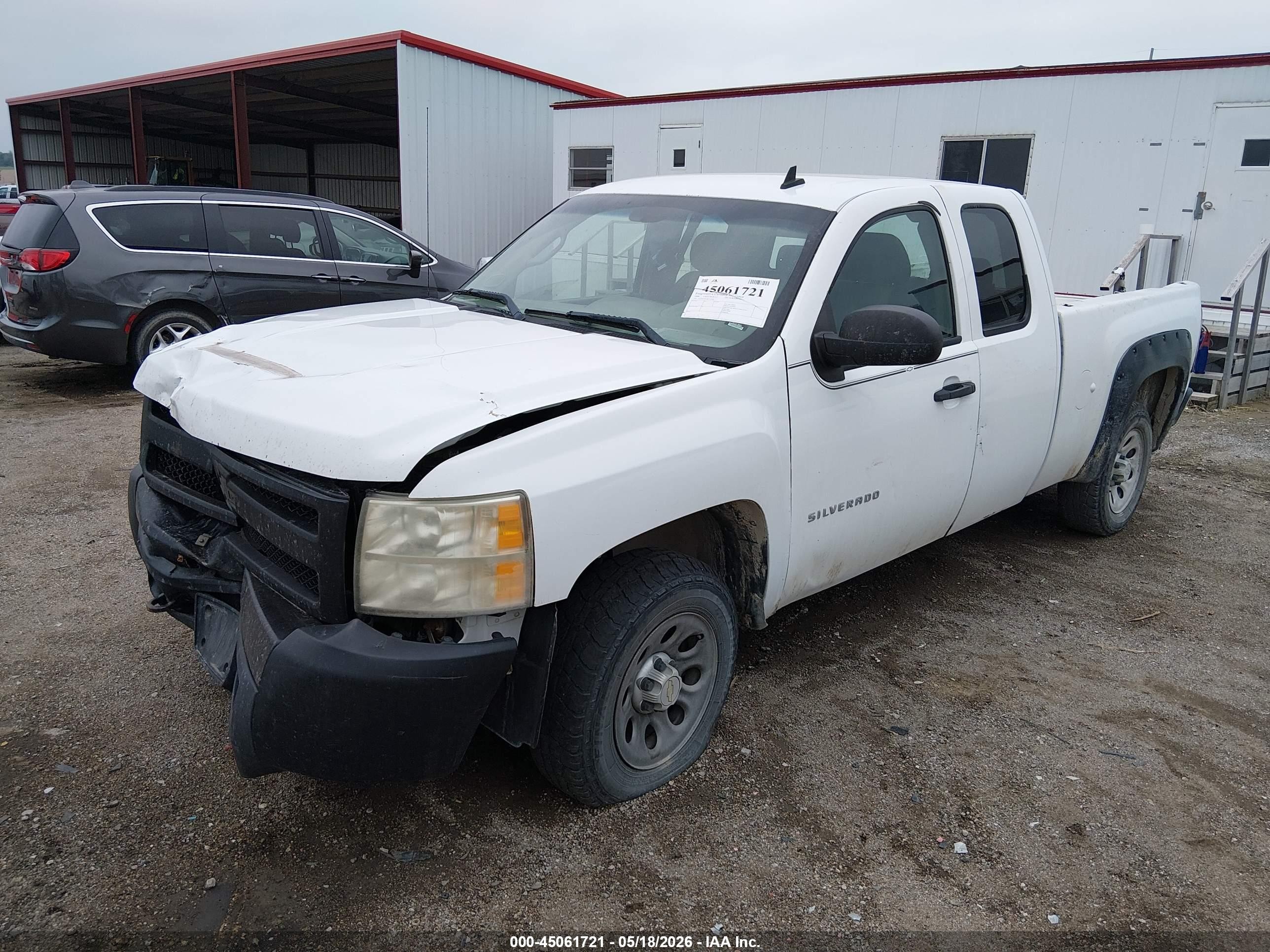 2008 Chevrolet Silverado 1500 Work Truck Белый vin: 2GCEC19C881315872