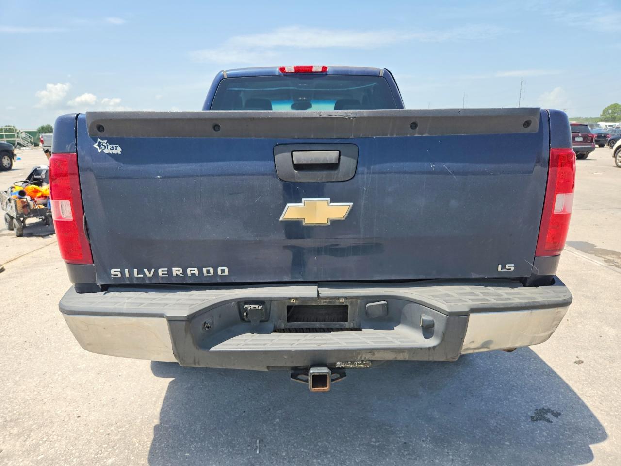 2007 Chevrolet Silverado C1500 Blue vin: 2GCEC19C971646555