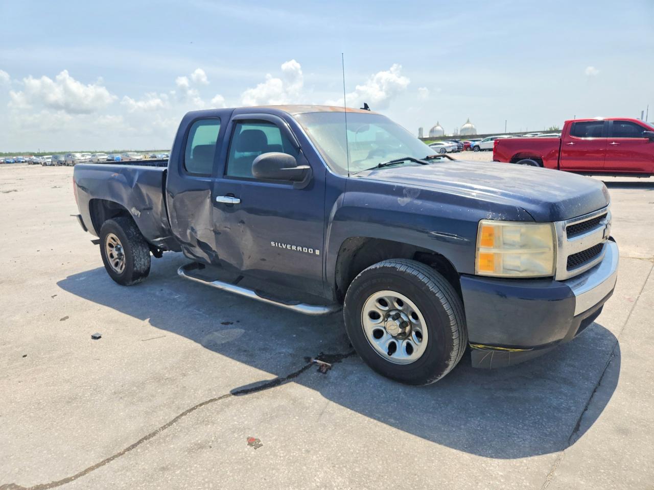2007 Chevrolet Silverado C1500 Blue vin: 2GCEC19C971646555