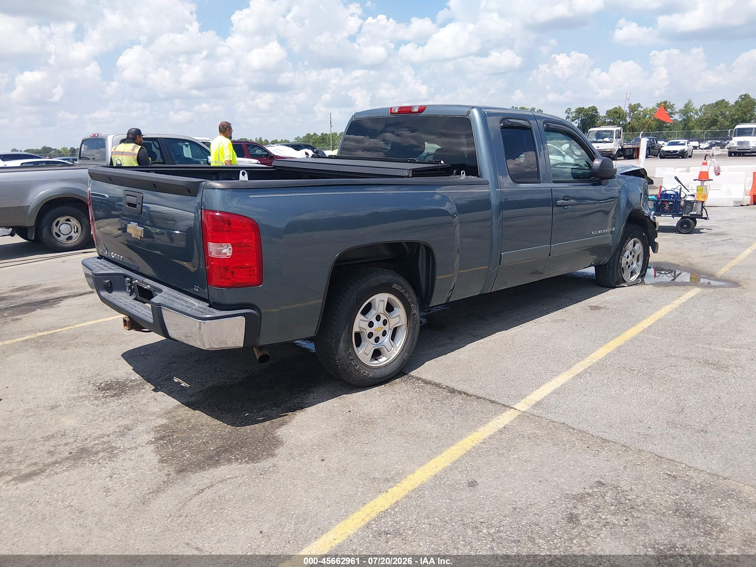 2008 Chevrolet Silverado 1500 Lt1 Blue vin: 2GCEC19CX81249728