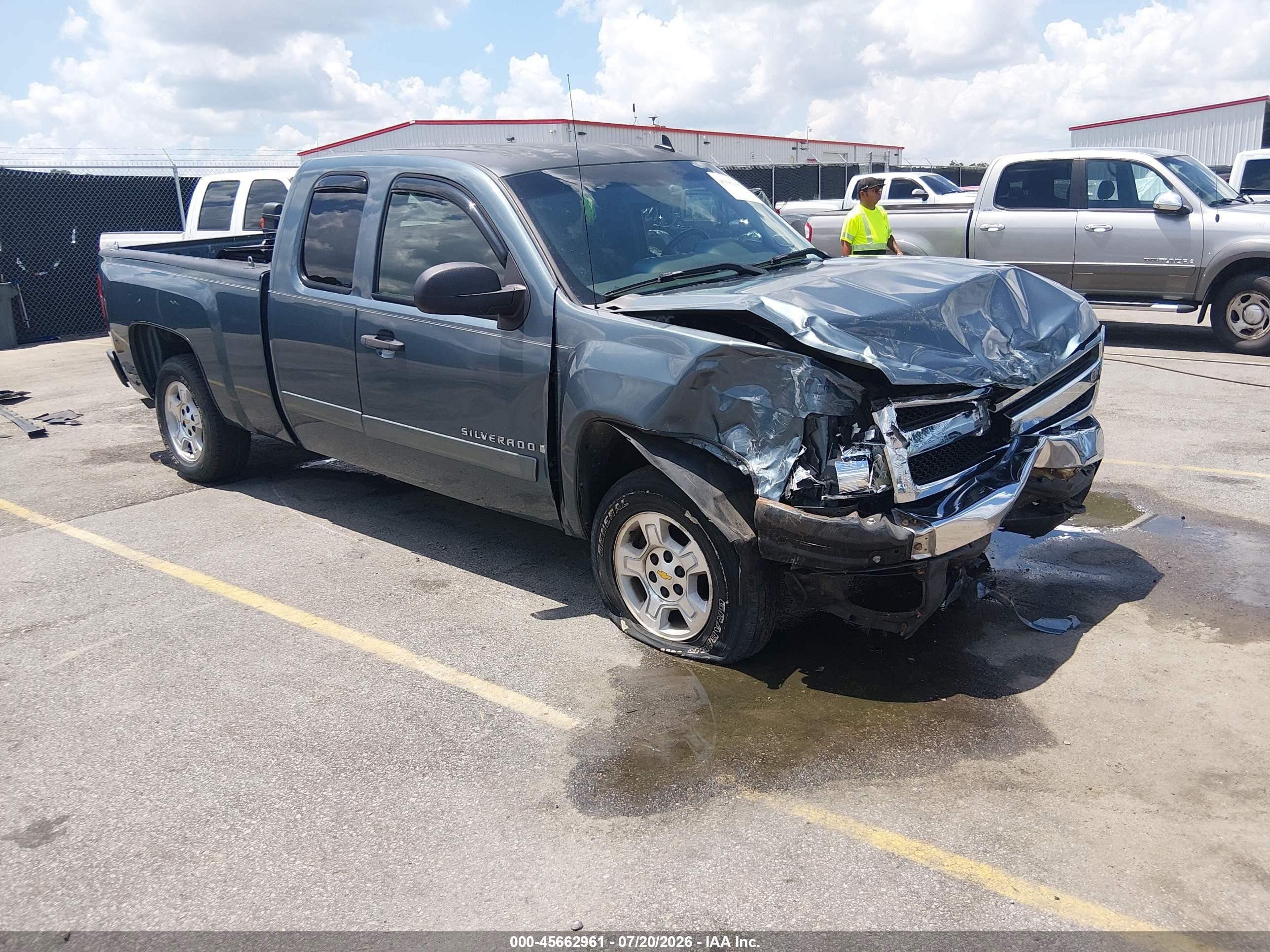 2008 Chevrolet Silverado 1500 Lt1 Синий vin: 2GCEC19CX81249728