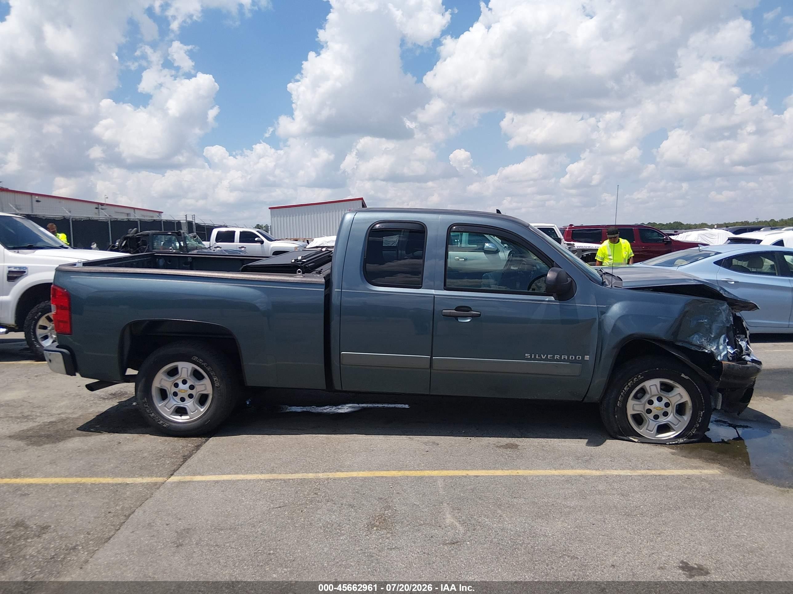2008 Chevrolet Silverado 1500 Lt1 Blue vin: 2GCEC19CX81249728