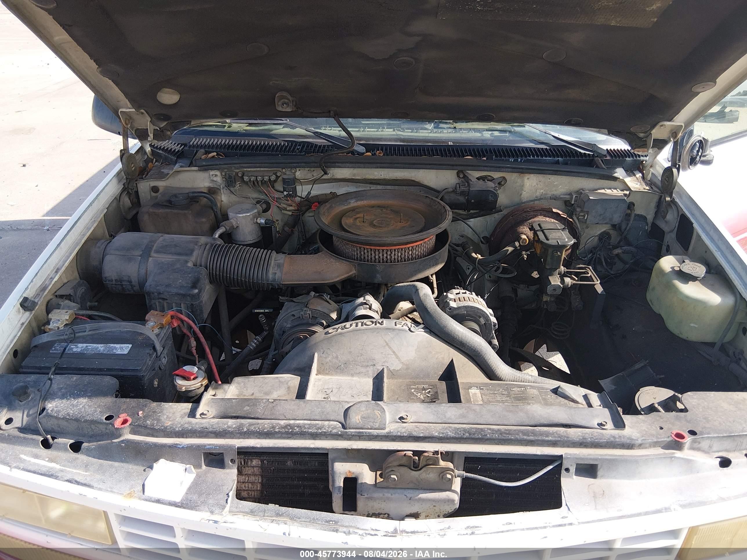 1993 Chevrolet Gmt-400 C1500 White vin: 2GCEC19H2P1257378