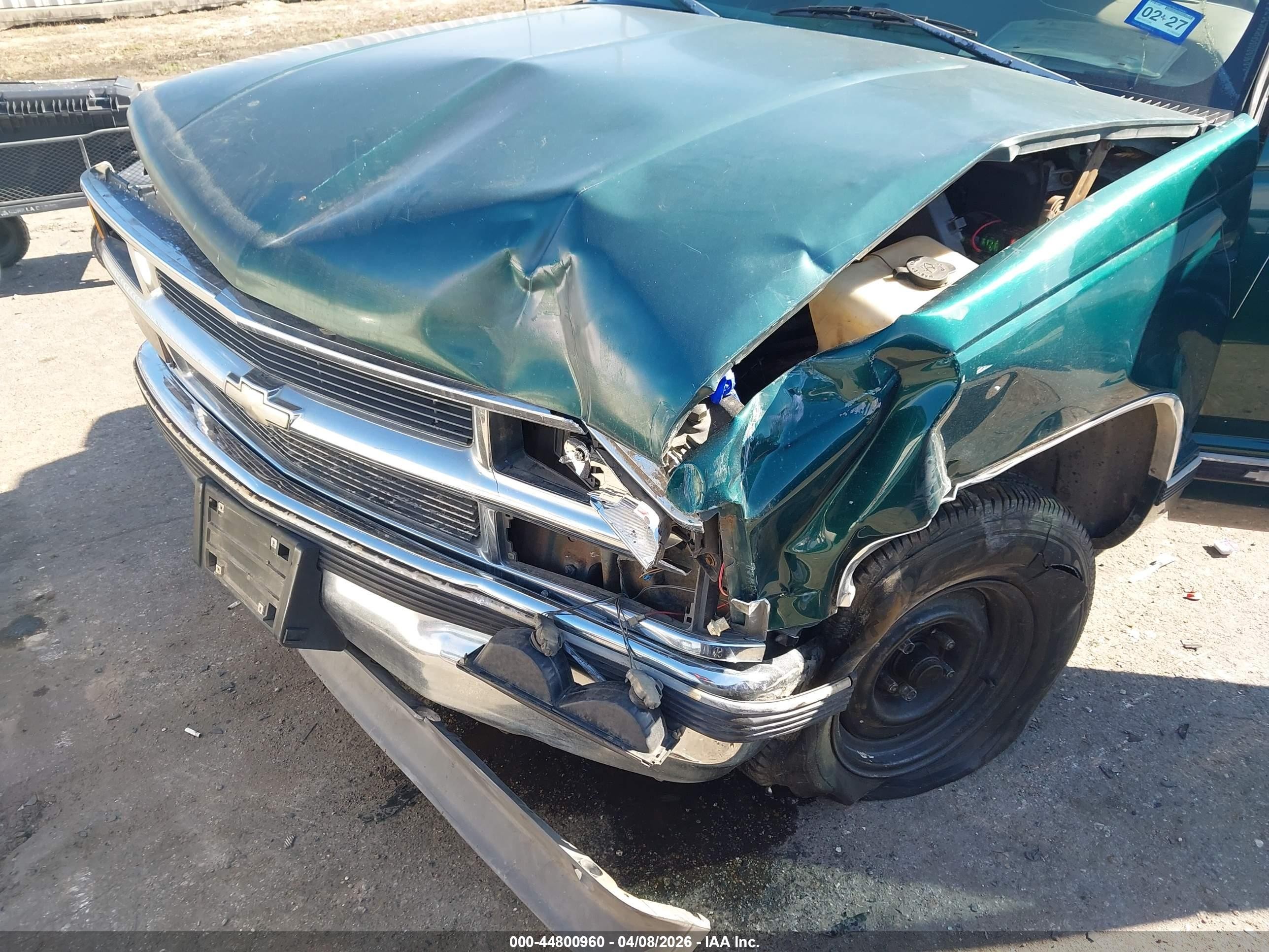 1995 Chevrolet Gmt-400 C1500 Green vin: 2GCEC19H5S1293929