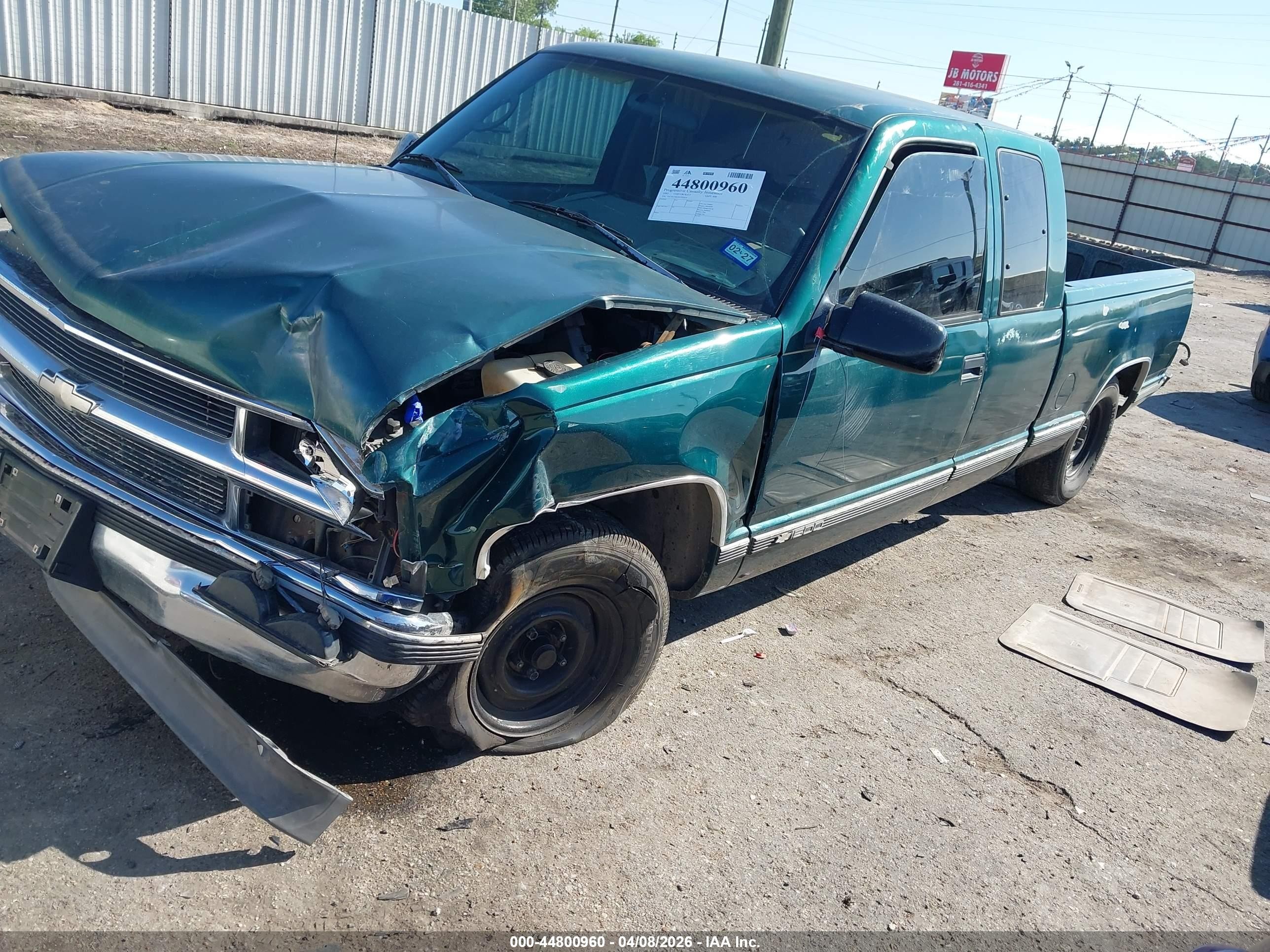 1995 Chevrolet Gmt-400 C1500 Green vin: 2GCEC19H5S1293929